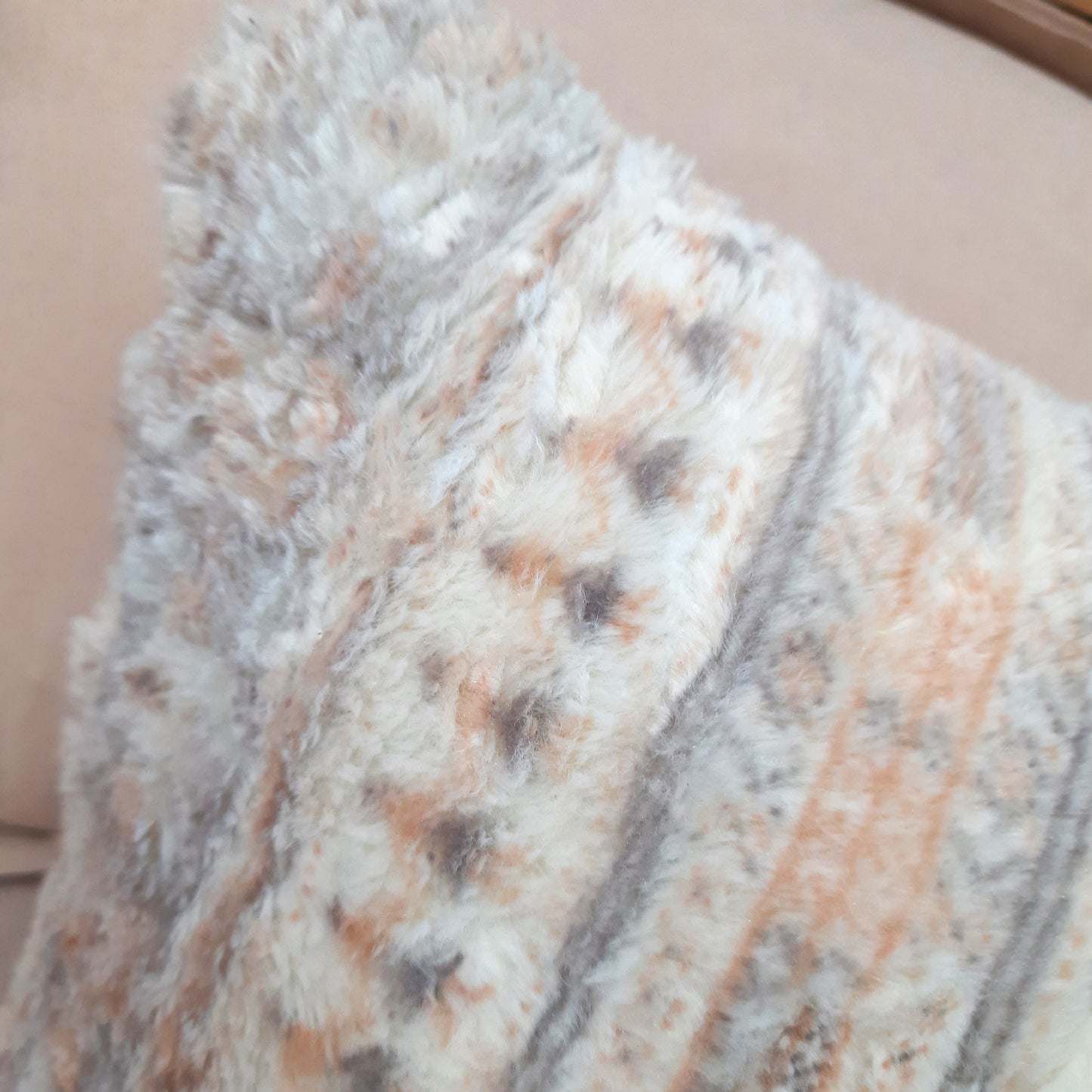 Avioni Soft Fluffy Plush Faux Fur CozyChic Cuddle Pillow|40 x 13 inches (100 x 33 cms)