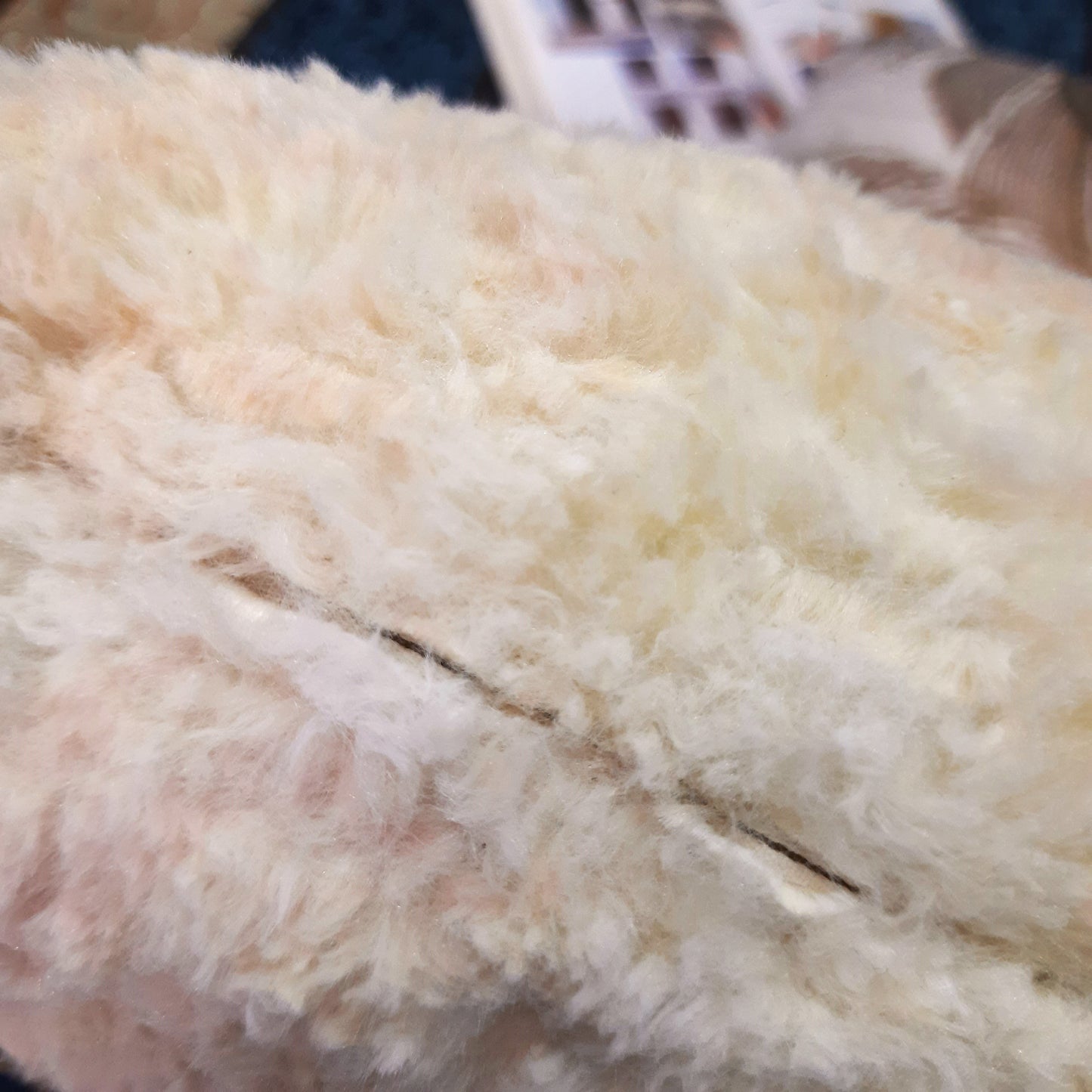 Avioni Soft Fluffy Plush Faux Fur CozyChic Cuddle Pillow|40 x 13 inches (100 x 33 cms)