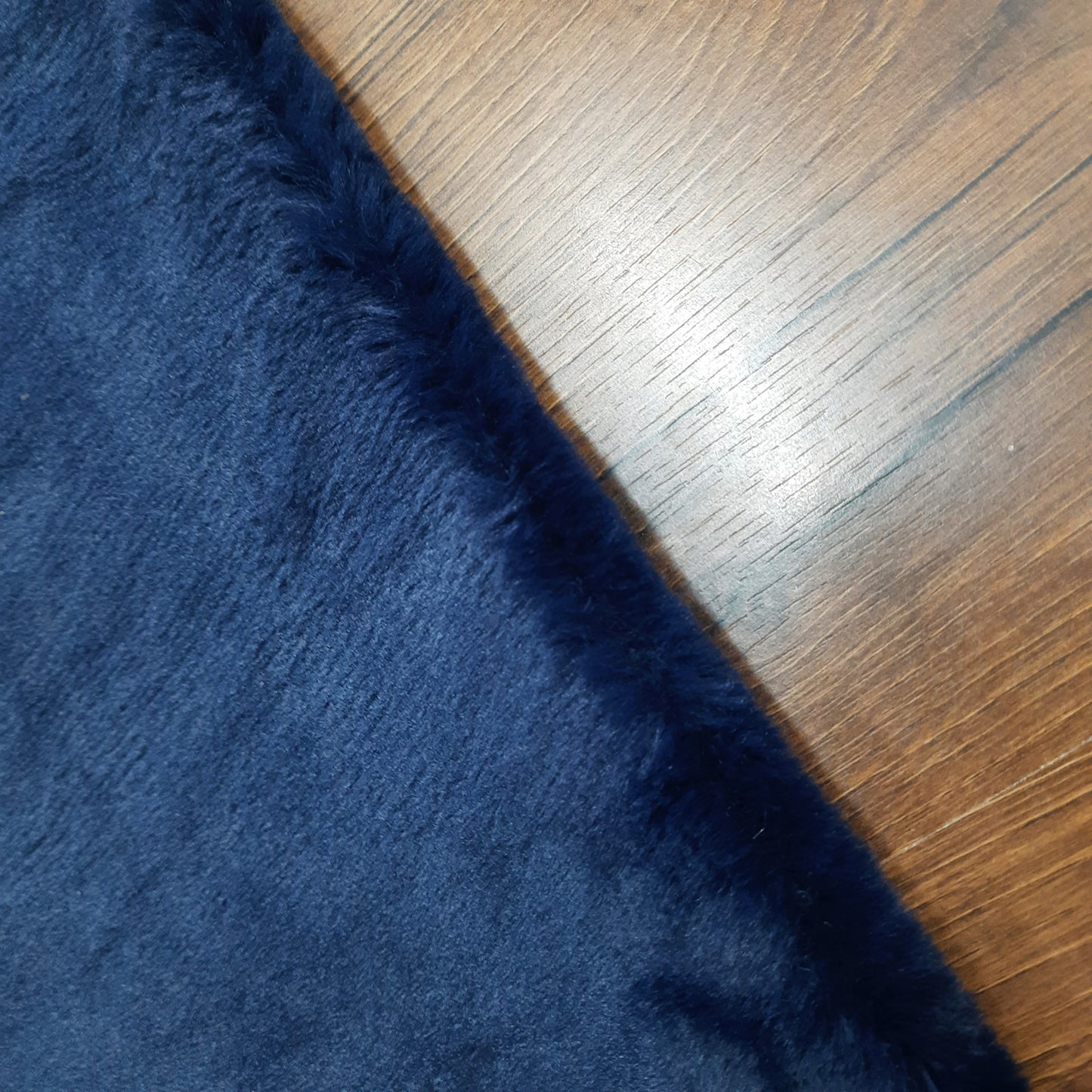 Avioni Ultra Soft Cozy Fluffy And Soft Rabbit Fur Rug –Navy Color- Easily Hand Washable – Bedside/Hallway/Pooja Room- 60X150cm