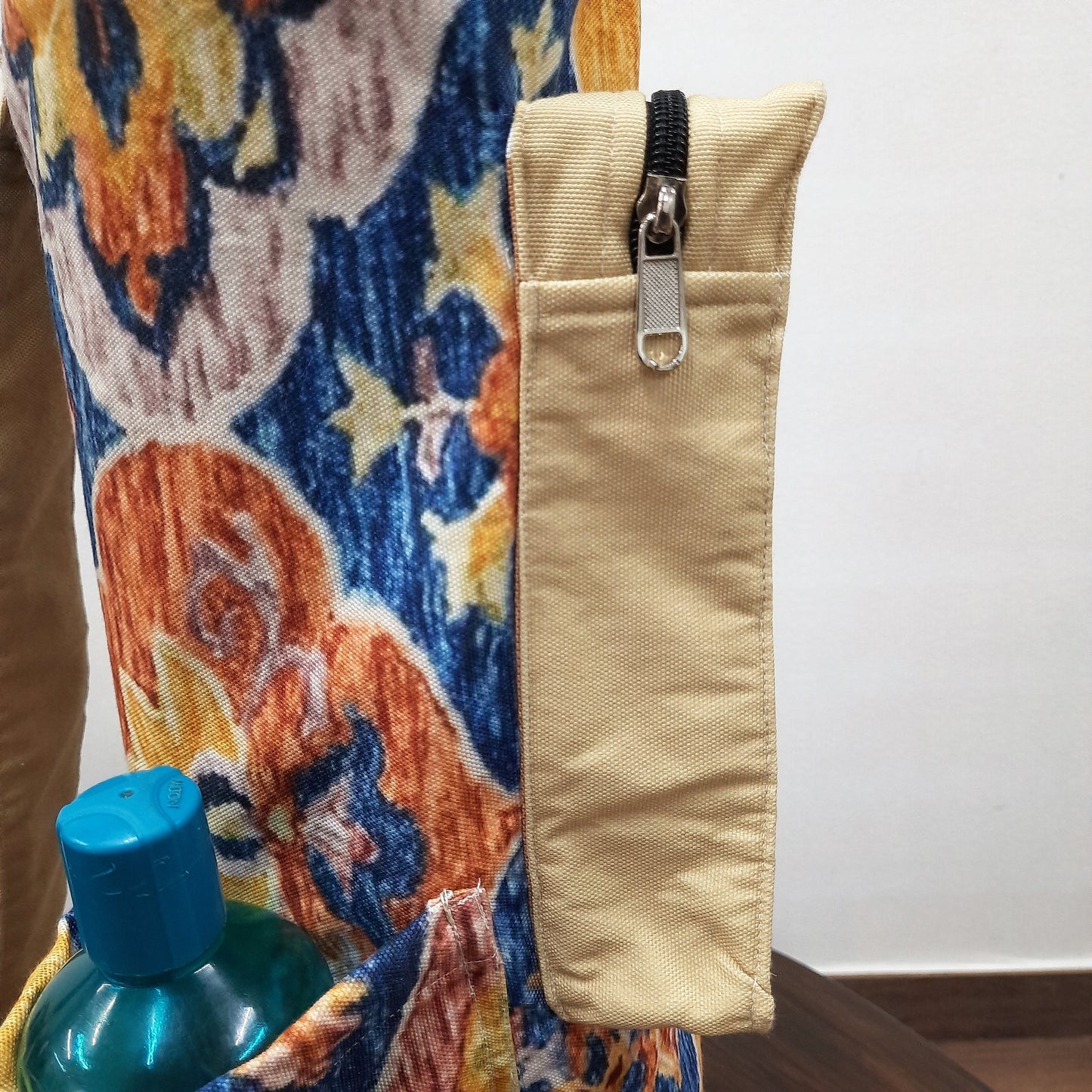 Avioni Yoga Mat Canvas Bag, Full Easy Access Zip Cover & Multi Functional Storage Pockets /68 cm x 50cm (~27″ x 20″)