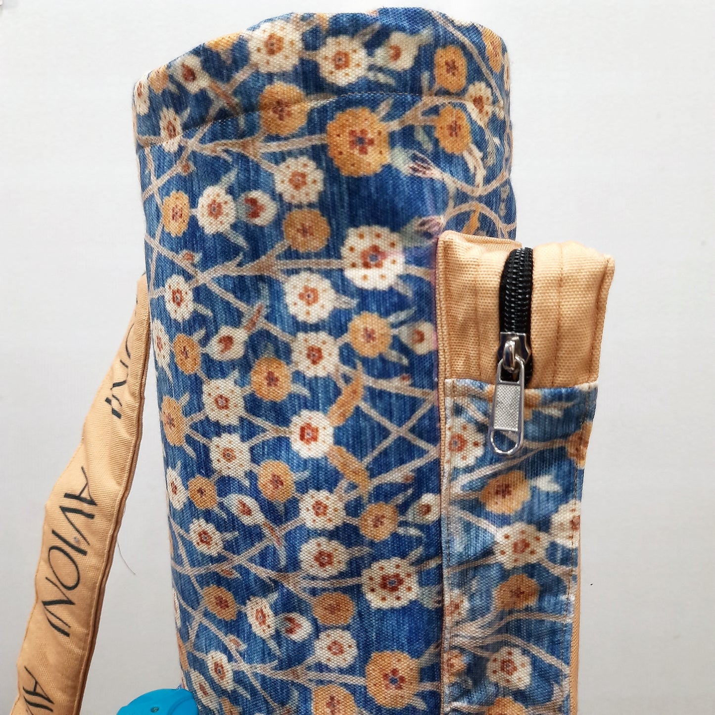 Avioni Yoga Mat Canvas Bag, Full Easy Access Zip Cover & Multi Functional Storage Pockets /68 cm x 50cm (~27″ x 20″)