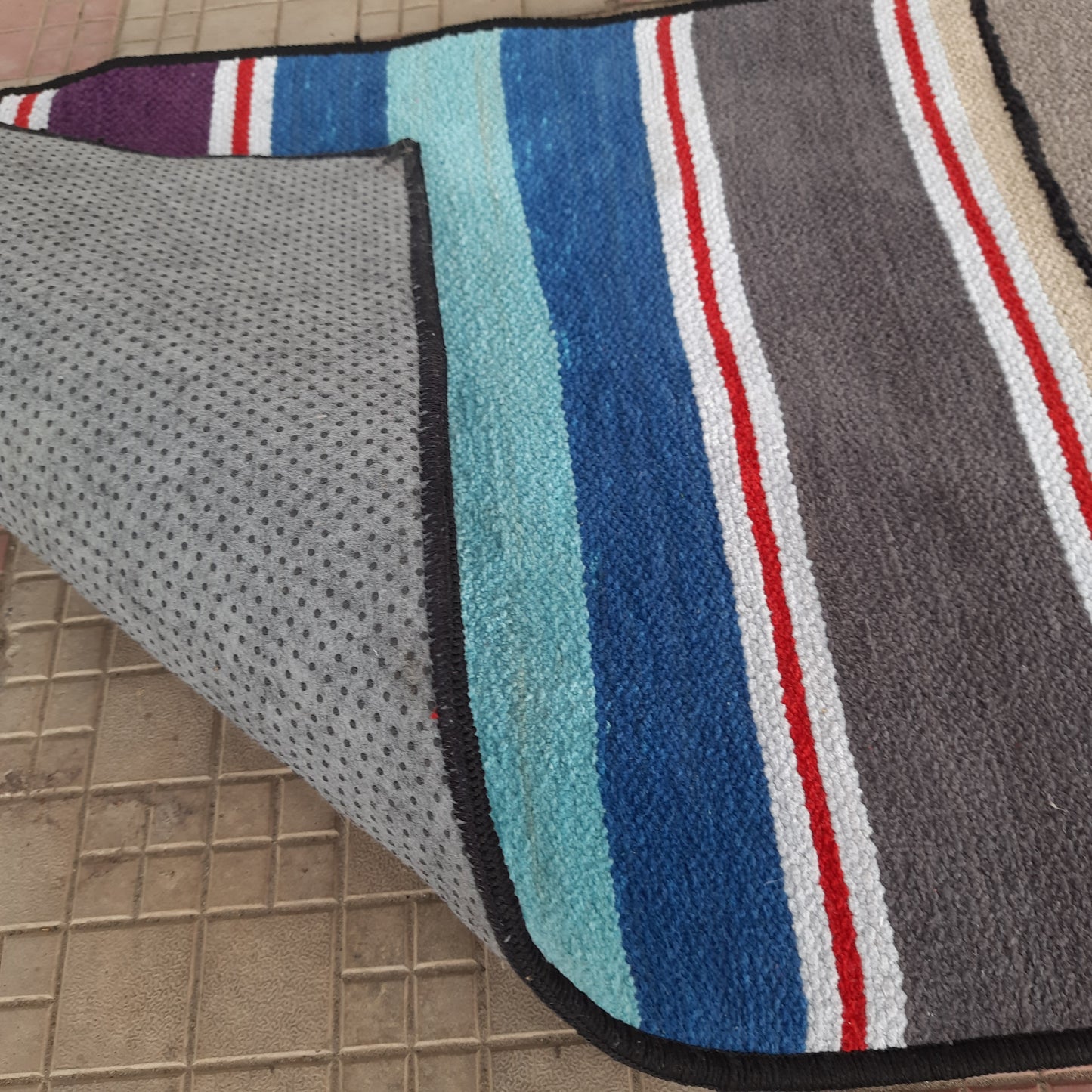 Avioni Luxury Soft Premium 100% Chenille Multi Color Yoga Mat 60cm x 180cm (~2×6Feet)
