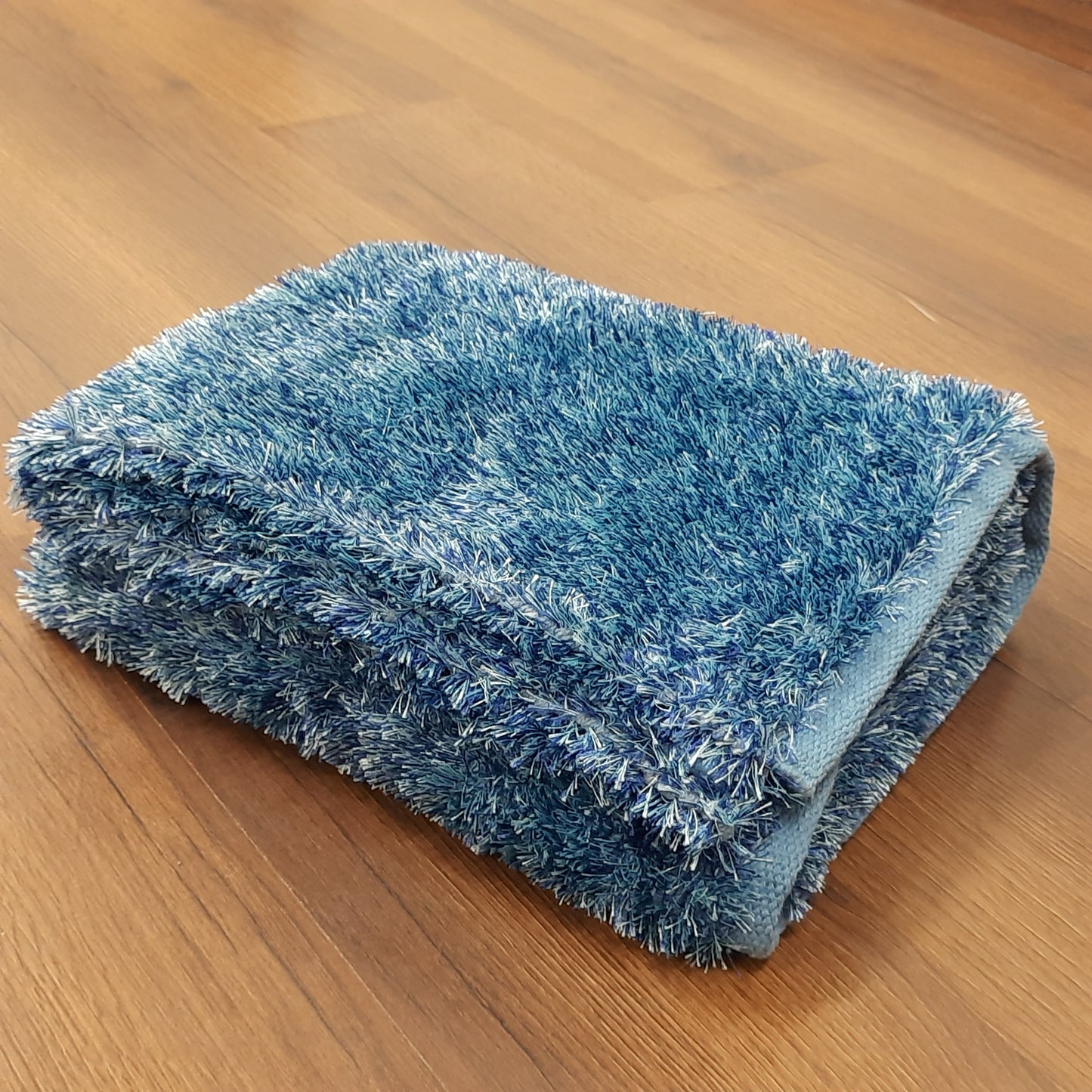 Flurry Yarn Fur Dhurrie For Living Room|Purple|By Avioni| 90cm x 150cm (~3×5 Feet)
