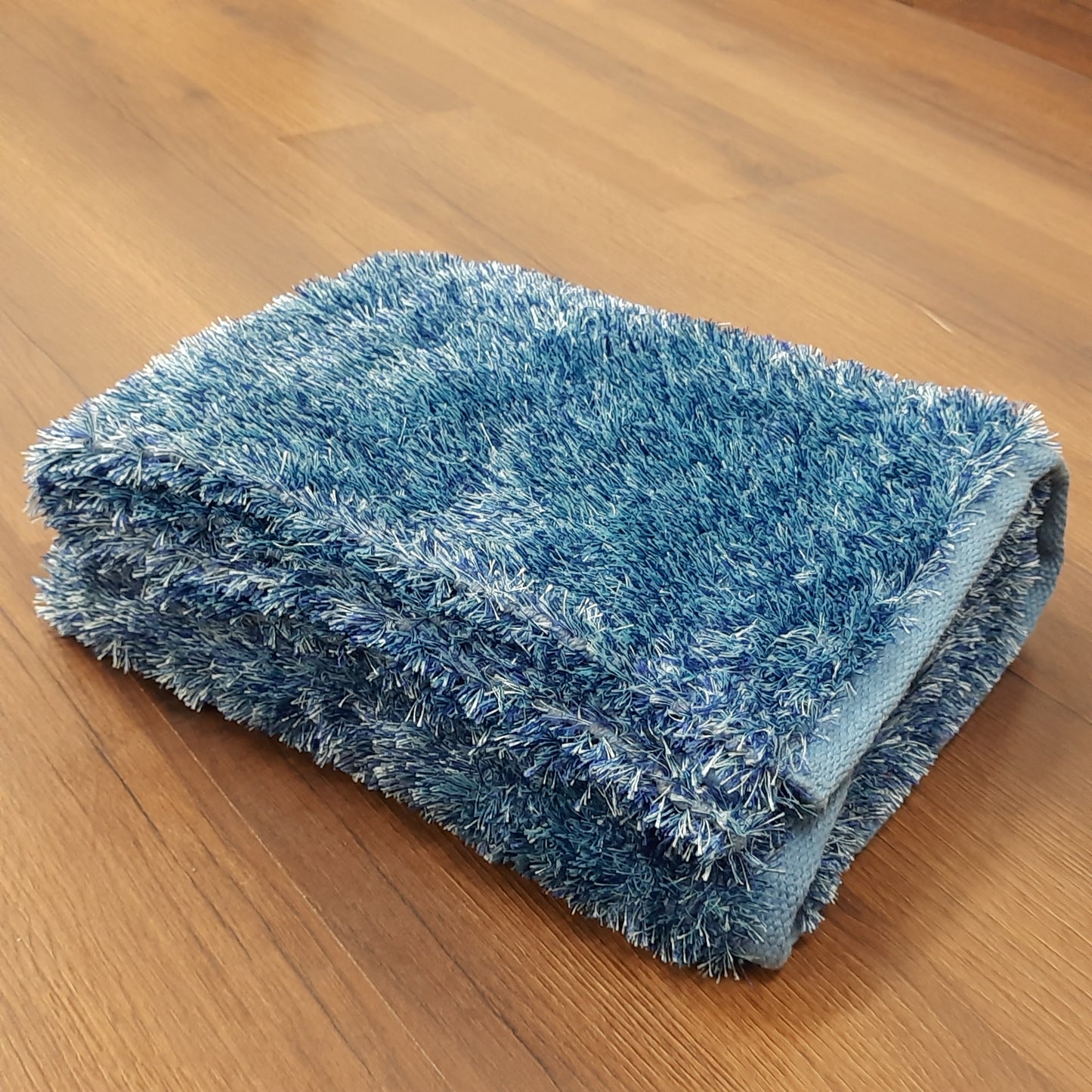 Flurry Yarn Fur Dhurrie For Living Room|Purple|By Avioni| 90cm x 150cm (~3×5 Feet)