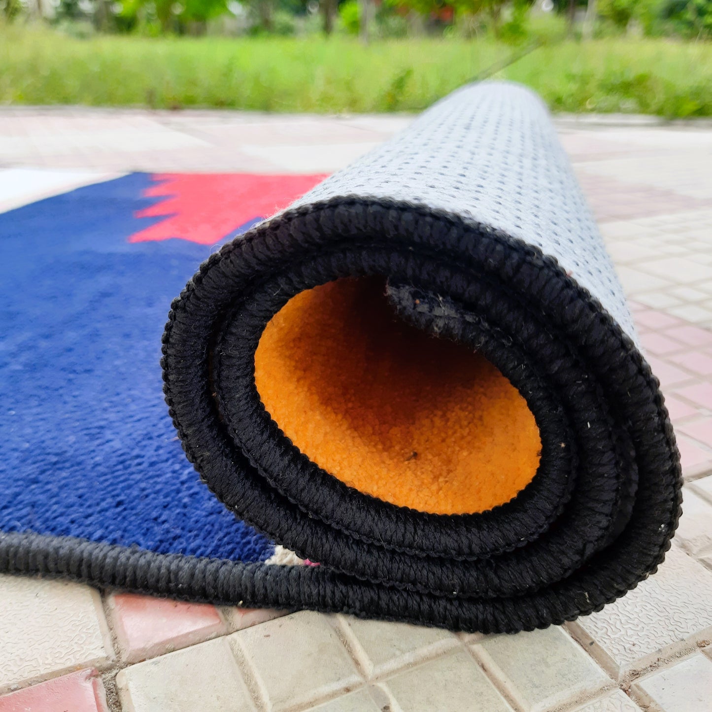 Avioni Luxury Soft Premium 100% Chenille Multi Color Yoga Mat 60cm x 200cm (~2×6Feet)