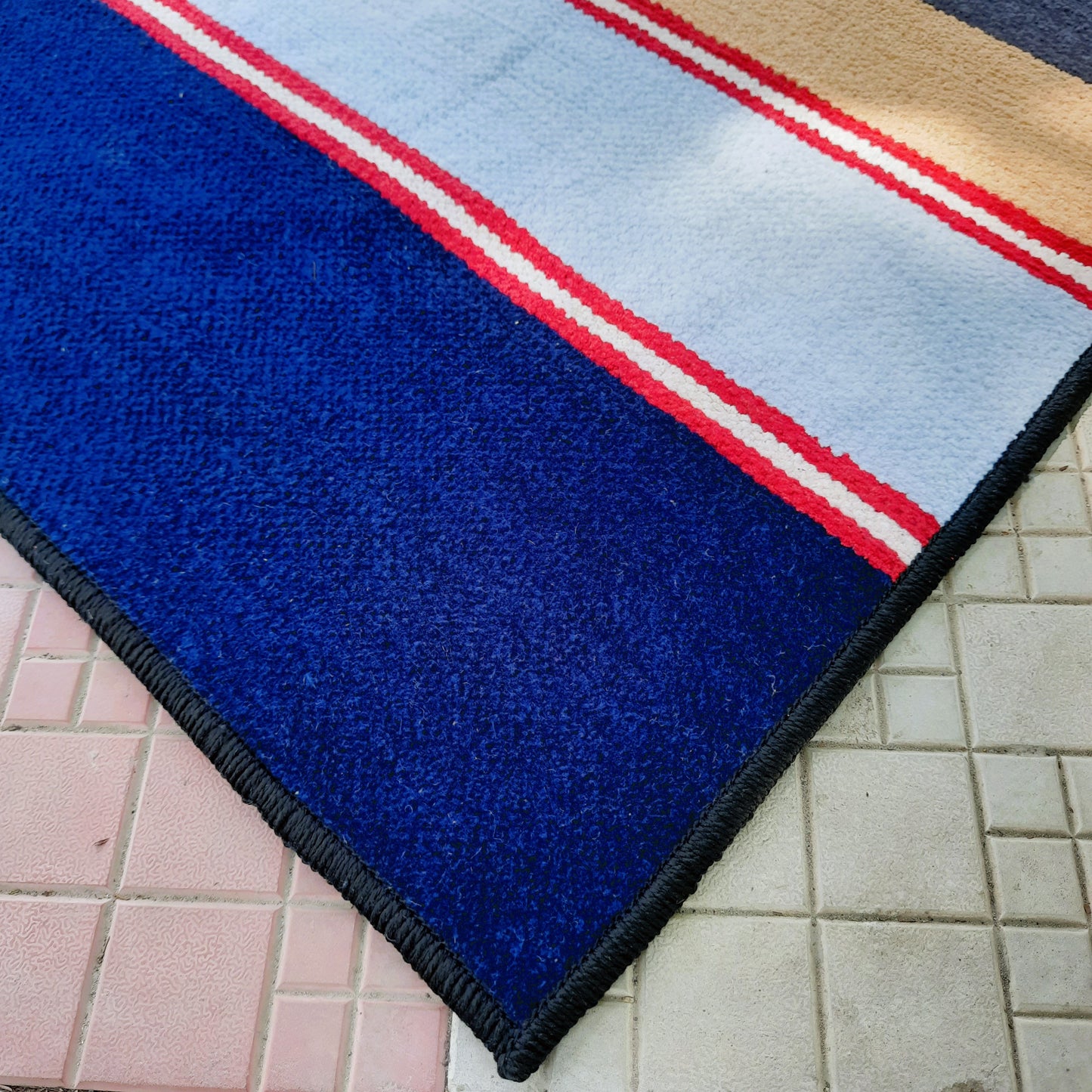 Avioni Luxury Soft Premium 100% Chenille Multi Color Yoga Mat 60cm x 200cm (~2×6Feet)