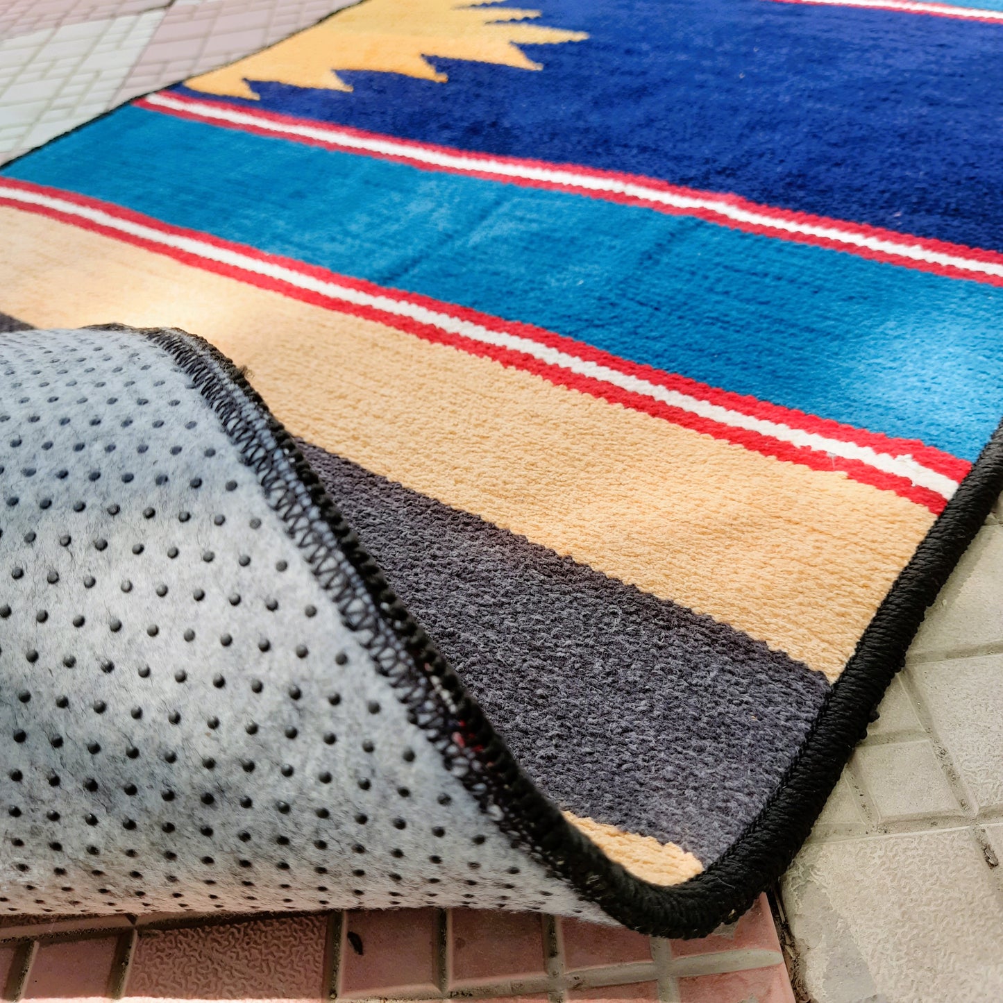 Avioni Luxury Soft Premium 100% Chenille Multi Color Yoga Mat 60cm x 200cm (~2×6Feet)