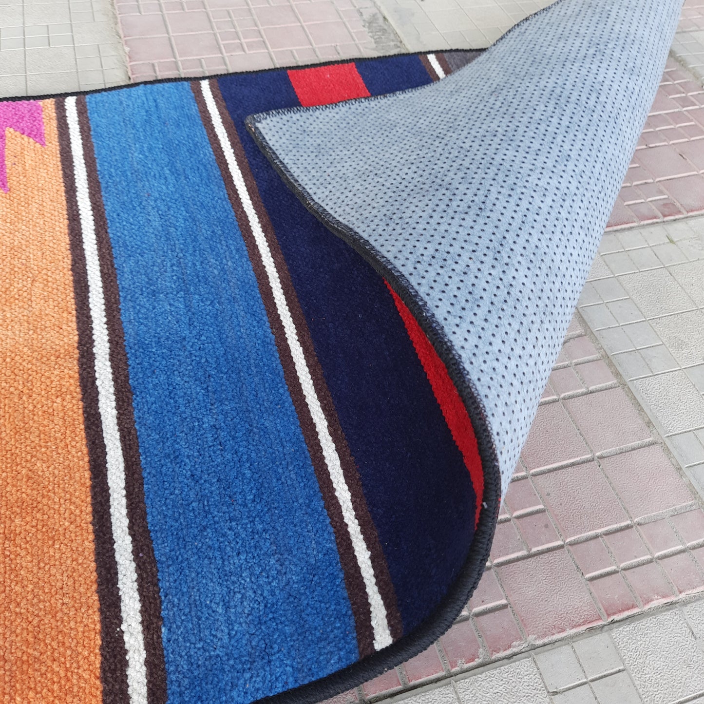 Avioni Luxury Soft Premium 100% Chenille Multi Color Yoga Mat 60cm x 200cm (~2×6Feet)
