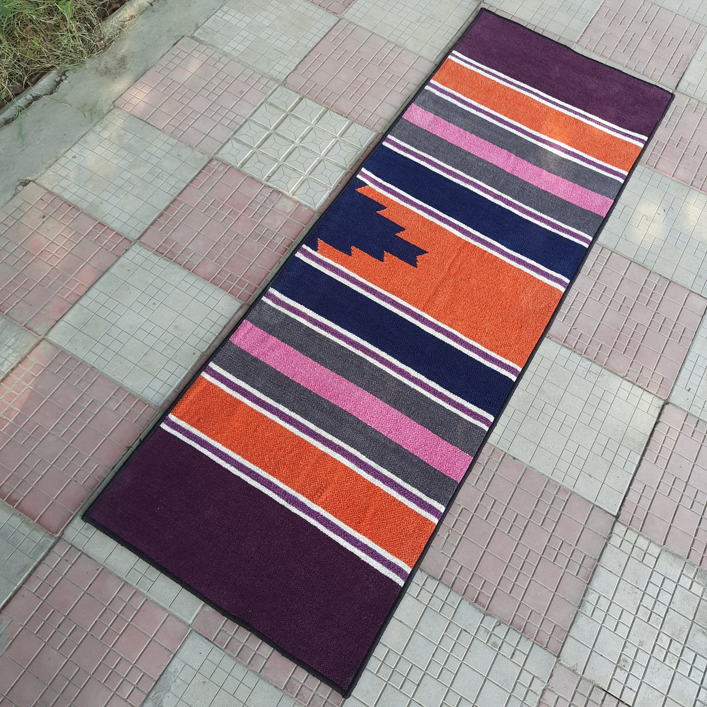 Avioni Luxury Soft Premium 100% Chenille Multi Color Yoga Mat 60cm x 200cm (~2×6Feet)