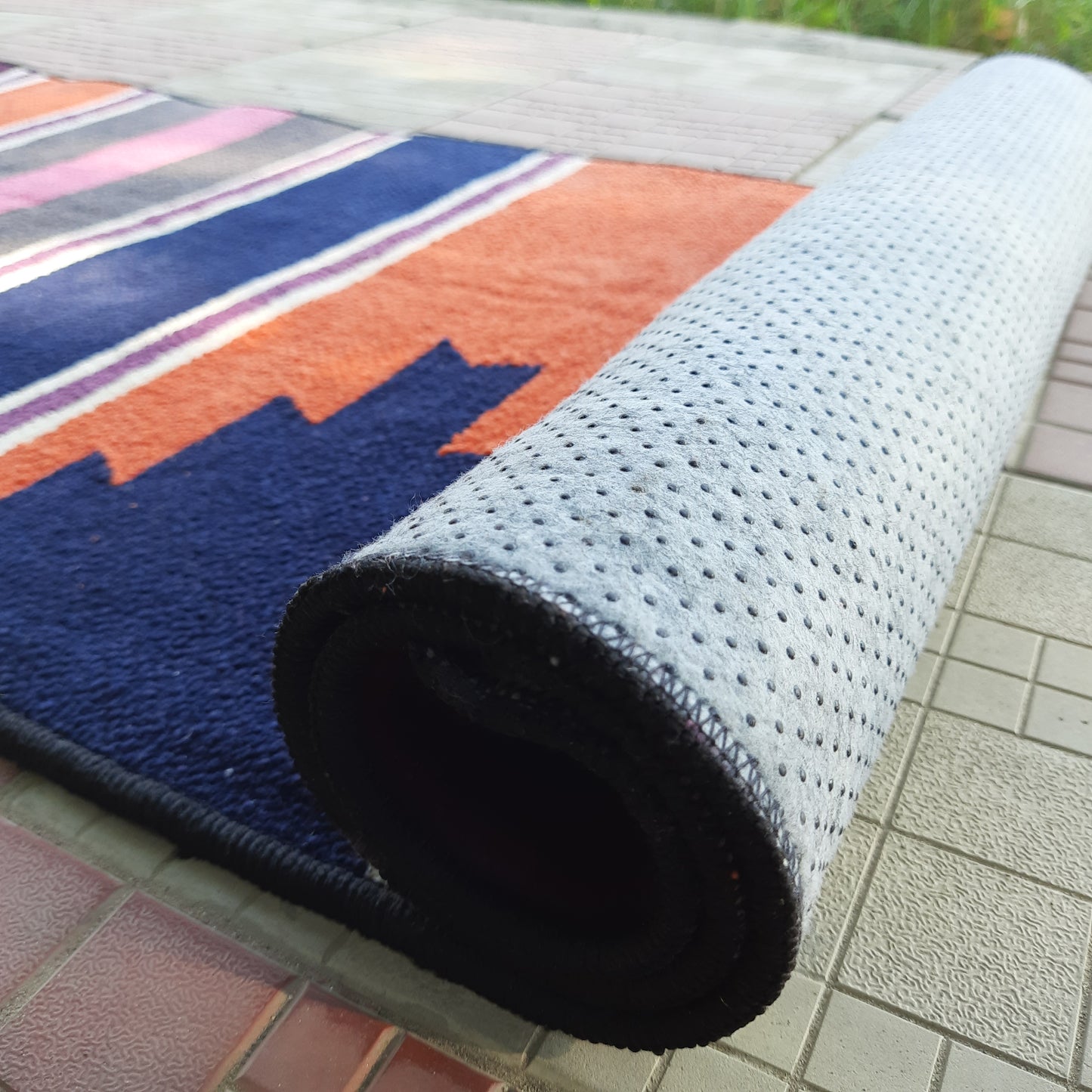 Avioni Luxury Soft Premium 100% Chenille Multi Color Yoga Mat 60cm x 200cm (~2×6Feet)