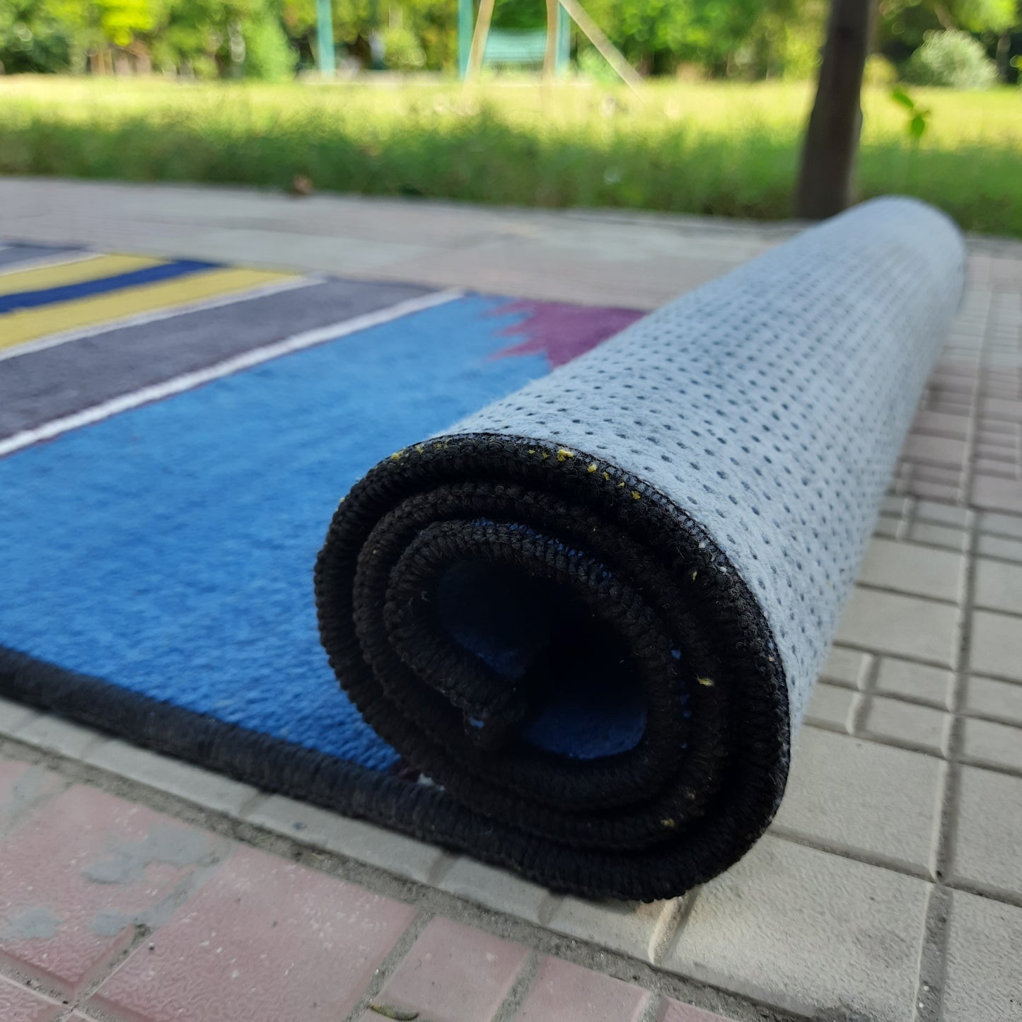 Avioni Luxury Soft Premium 100% Chenille Multi Color Yoga Mat 60cm x 200cm (~2×6Feet)