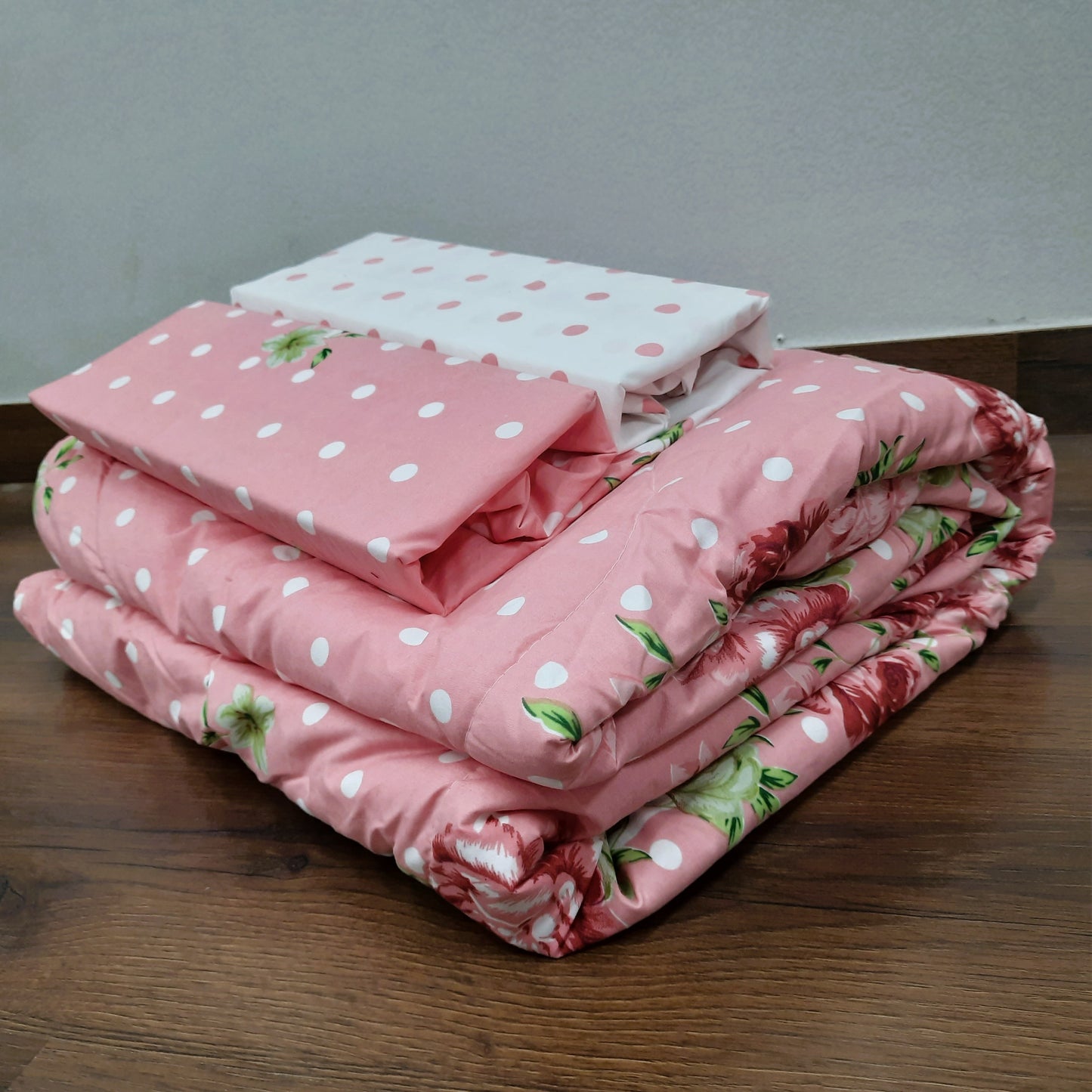 Save big on our AvioniHome Lavanya Bedding Bundle |1 Double Bed Comforter, 1 Double Bed Sheet, and 2 Pillow Covers Combo - Set of 4