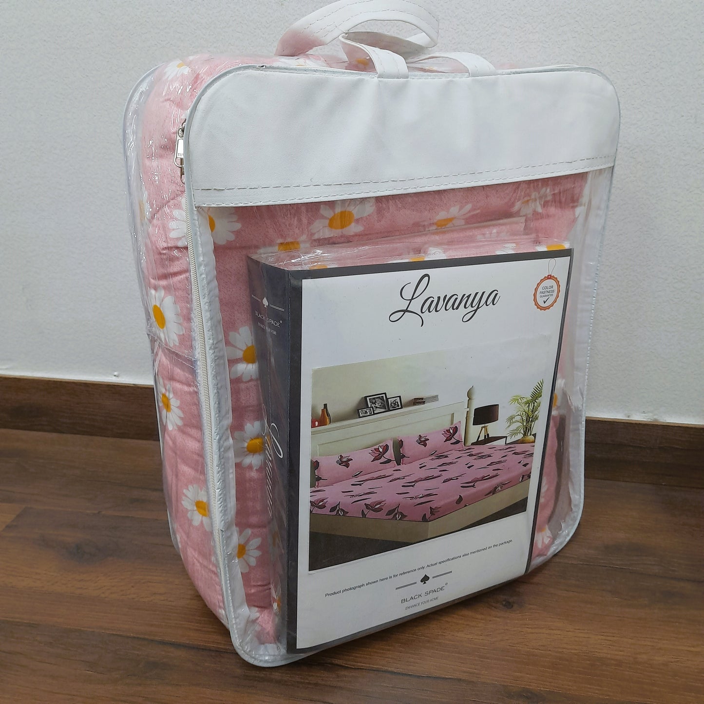 Save big on our AvioniHome Lavanya Bedding Bundle |1 Double Bed Comforter, 1 Double Bed Sheet, and 2 Pillow Covers Combo - Set of 4