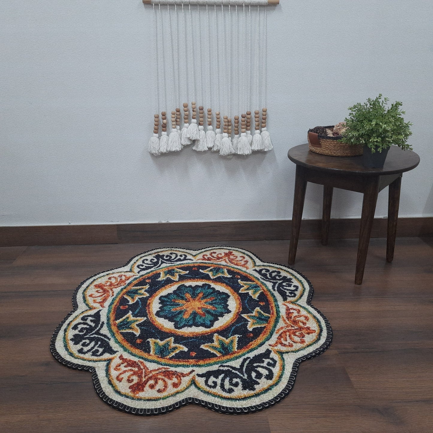 Avioni Home Floor Mats in Beautiful Traditional Rangoli Colors | Anti Slip, Durable & Washable | Outdoor & Indoor