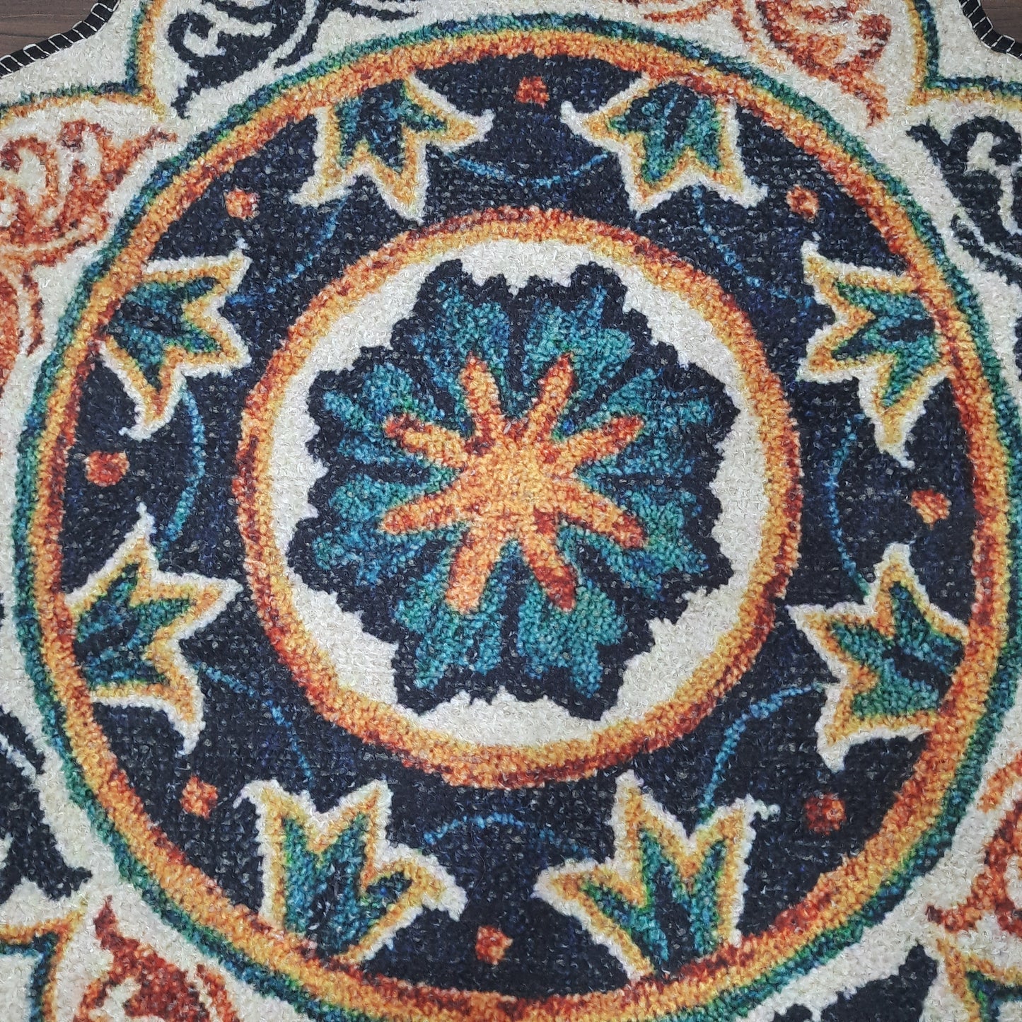 Avioni Home Floor Mats in Beautiful Traditional Rangoli Colors | Anti Slip, Durable & Washable | Outdoor & Indoor