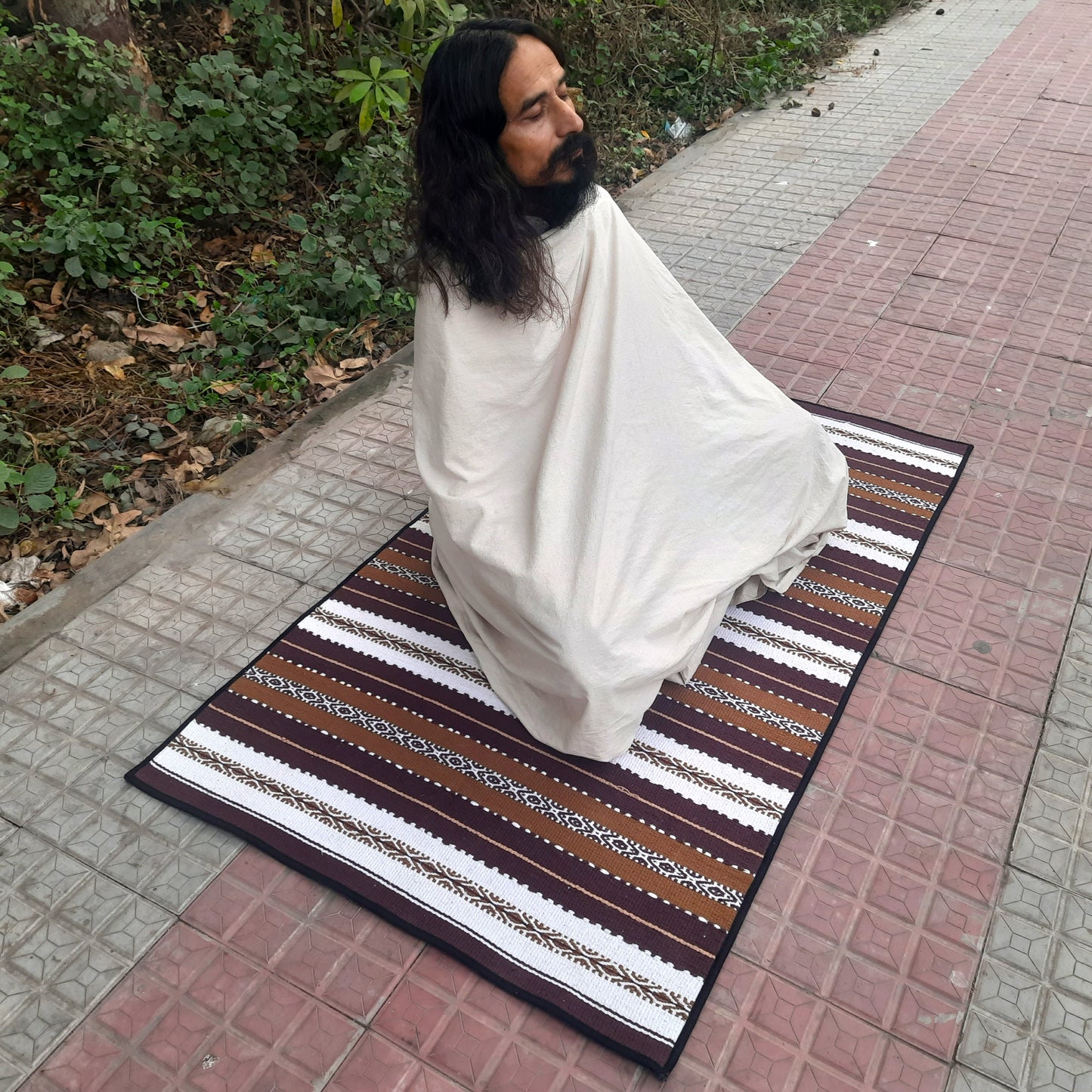 Avioni Luxury Soft Premium 100% Cotton Yoga Dhurry 87cm x 145cm (~3 feet x 5 feet)