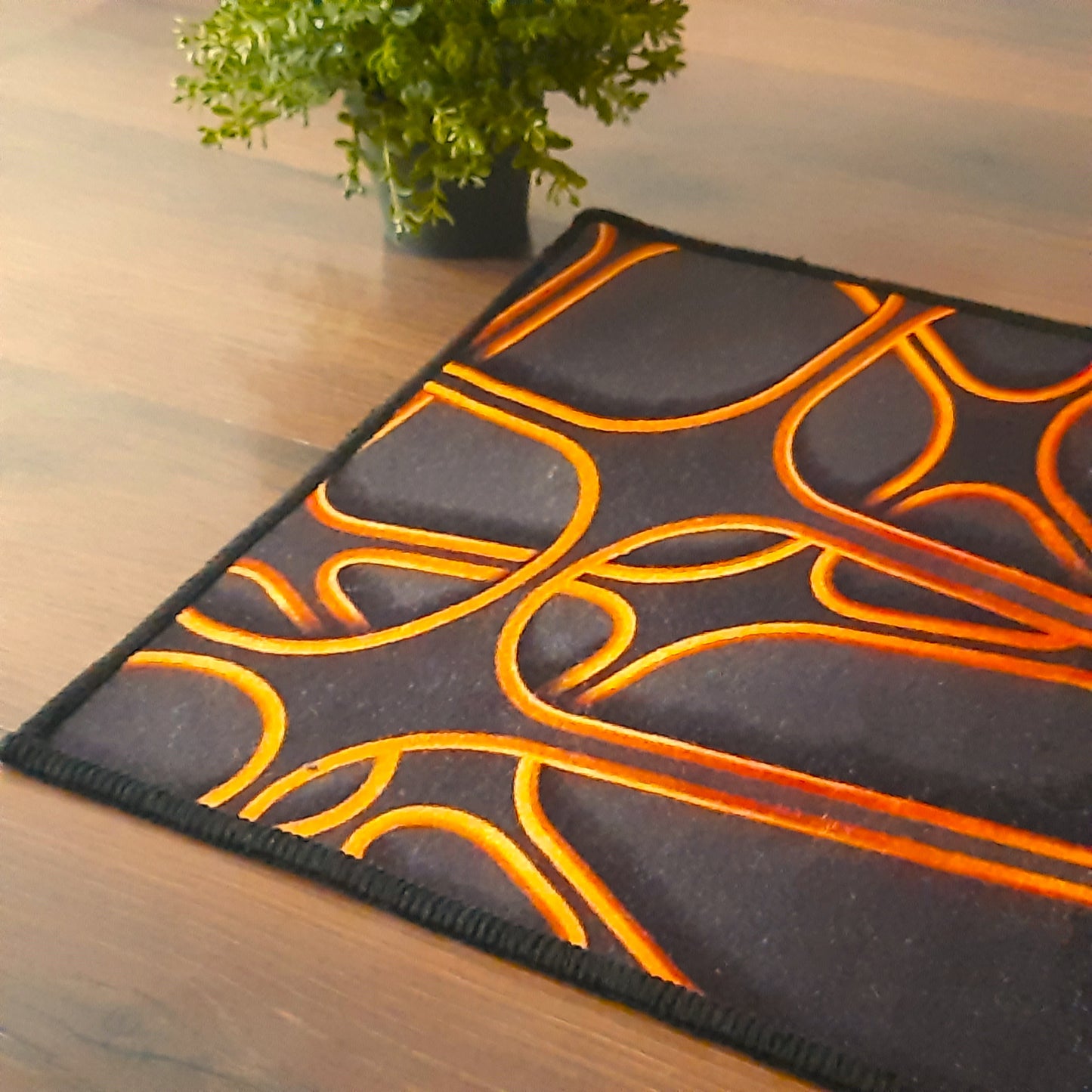 3D Modern Rectangle mat By Avioni Home | Anti Slip, Durable & Washable | Outdoor & Indoor- SET OF 2
