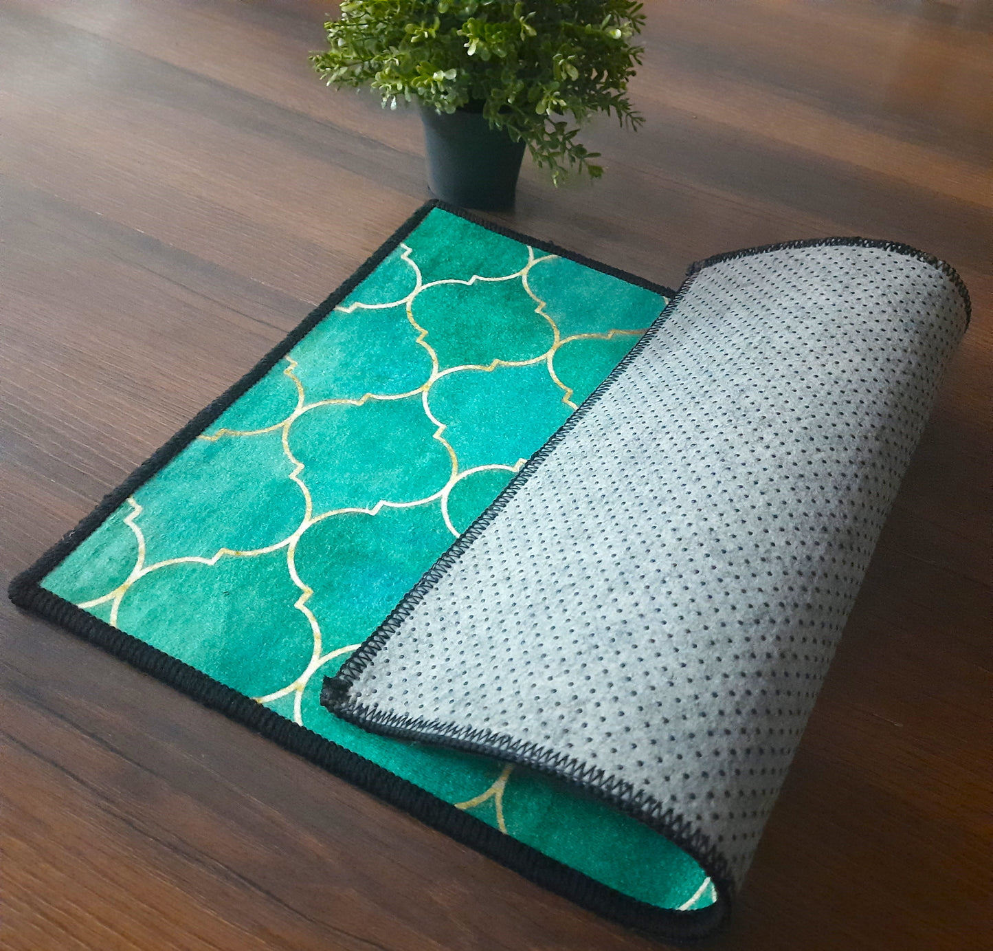 Classic Comfort Rectangle mat Collection By Avioni Home | Anti Slip, Durable & Washable | Outdoor & Indoor- SET OF 2