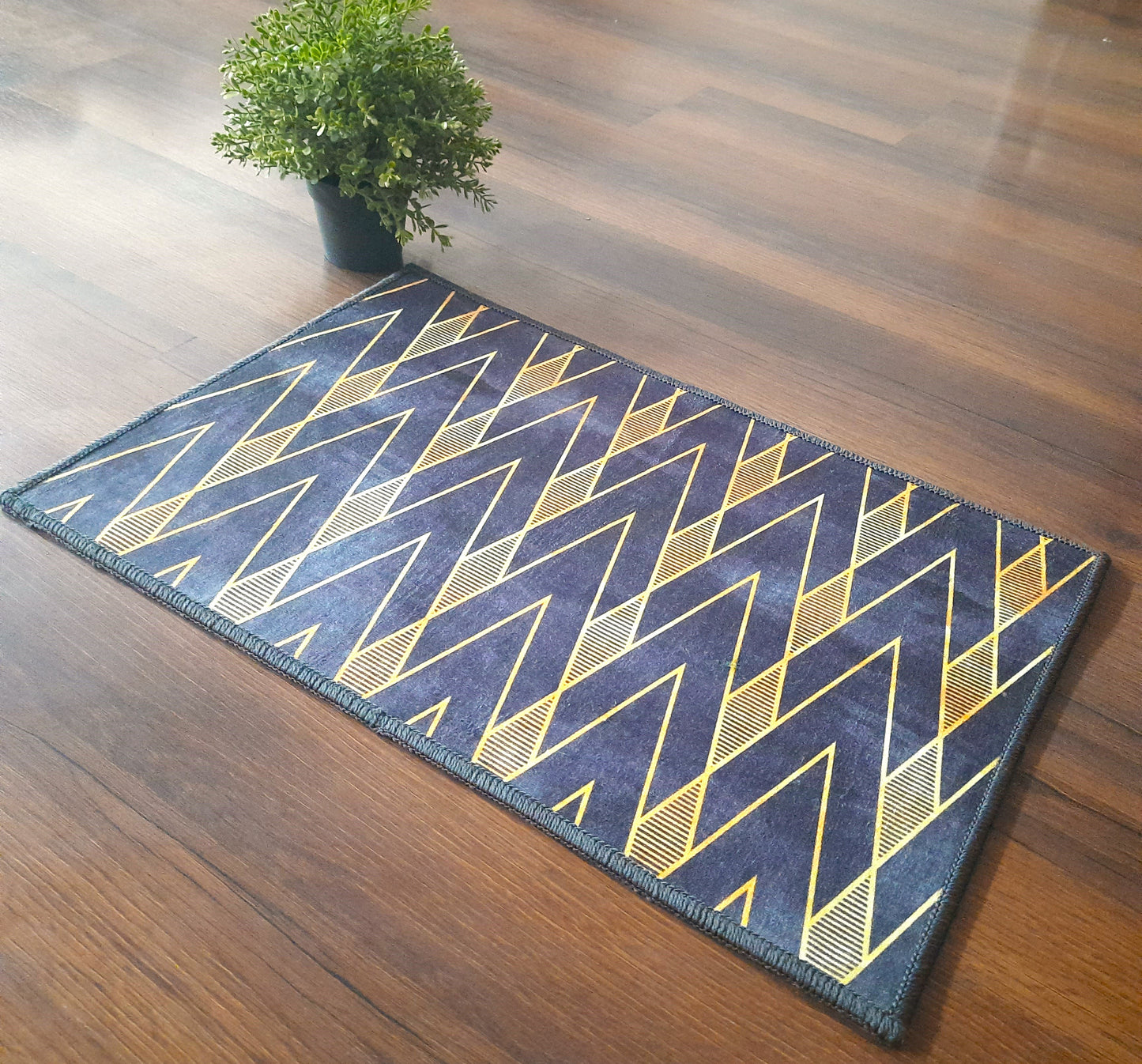 Modern Chic Rectangle mat Collection By Avioni Home | Anti Slip, Durable & Washable | Outdoor & Indoor- SET OF 2