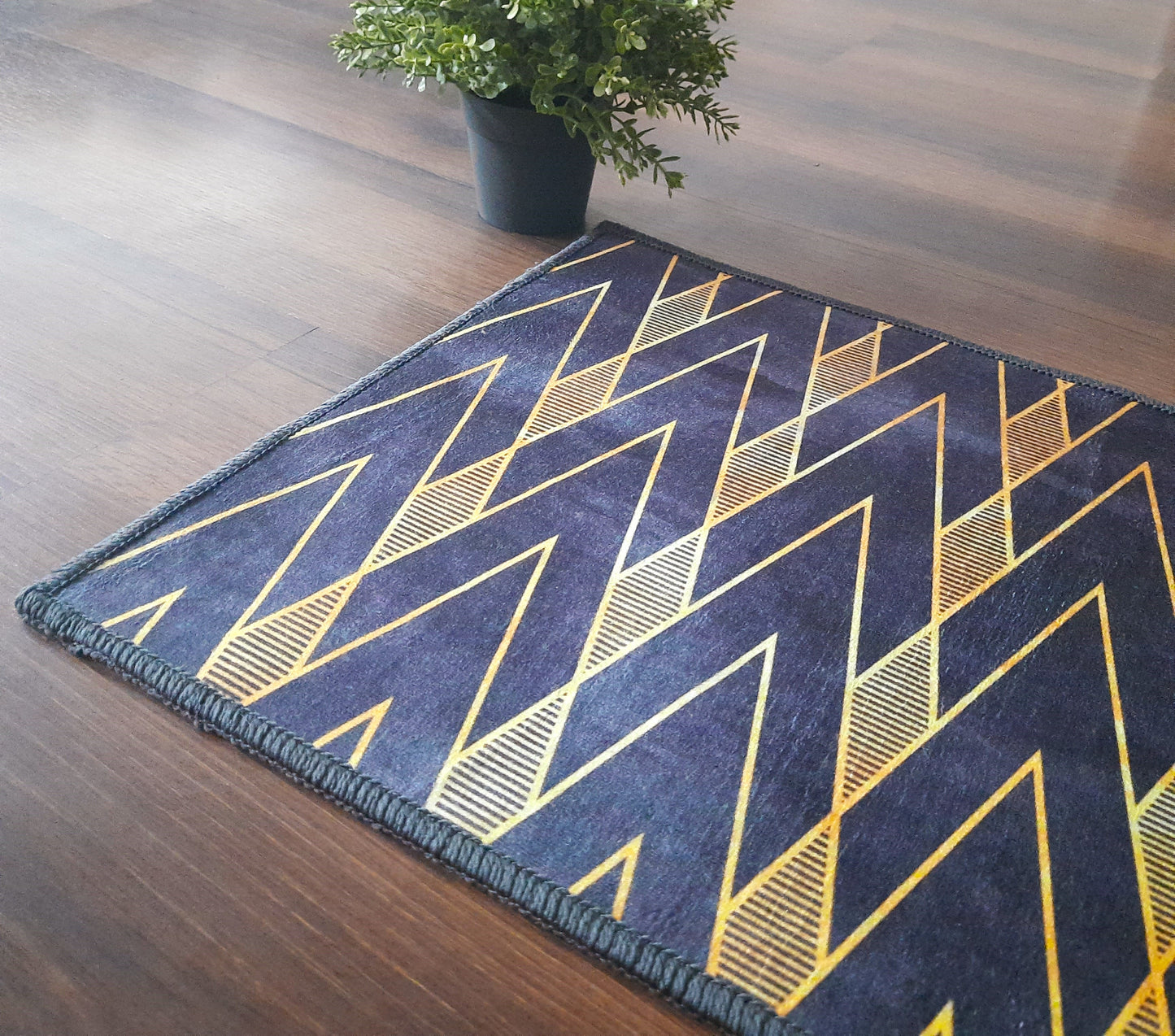 Modern Chic Rectangle mat Collection By Avioni Home | Anti Slip, Durable & Washable | Outdoor & Indoor- SET OF 2