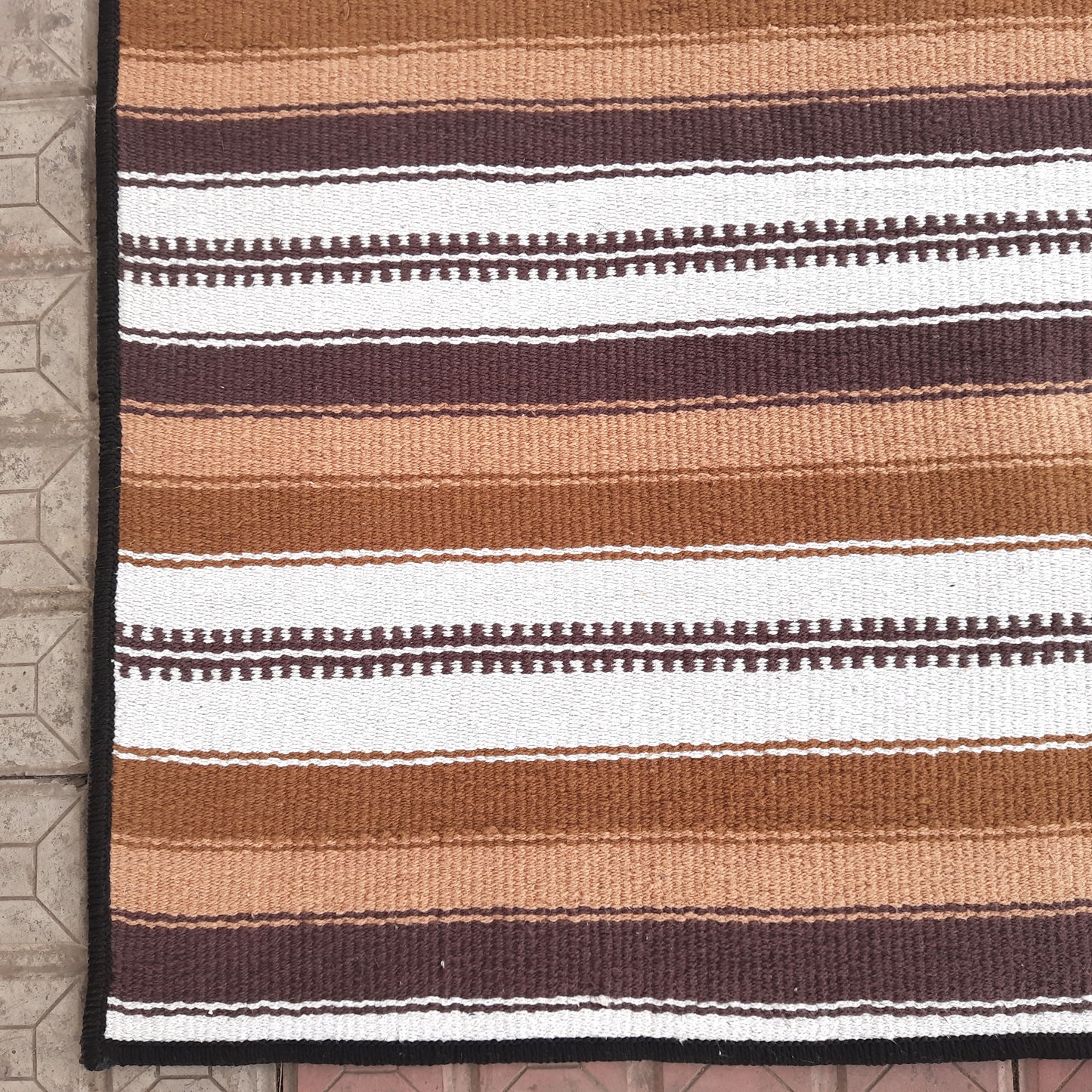 Avioni Luxury Soft Premium 100% Cotton Anti Slip Large Size Yoga Mat In Multi Color 112cm x 187cm (~4 feet x 6 feet)