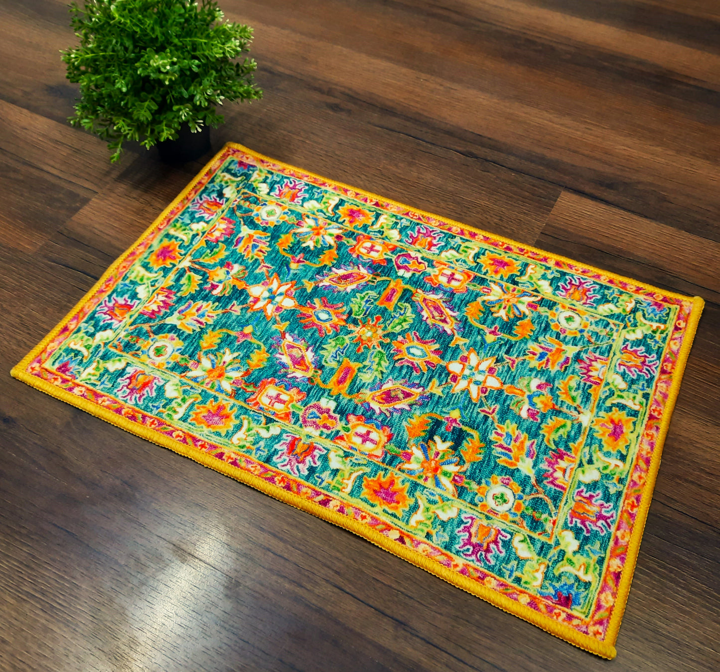 Esplendor Persian Rectangle mat Collection By Avioni Home | Anti Slip, Durable & Washable | Outdoor & Indoor- SET OF 2