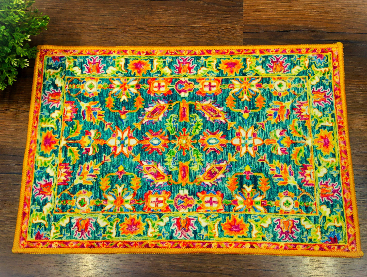 Esplendor Persian Rectangle mat Collection By Avioni Home | Anti Slip, Durable & Washable | Outdoor & Indoor- SET OF 2