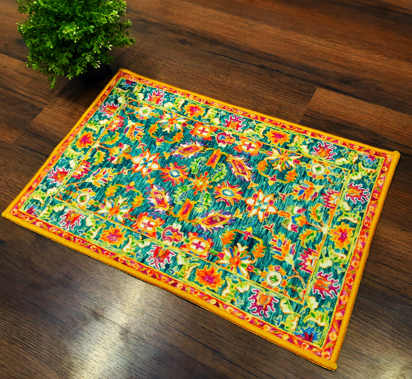 Esplendor Persian Rectangle mat Collection By Avioni Home | Anti Slip, Durable & Washable | Outdoor & Indoor- SET OF 2