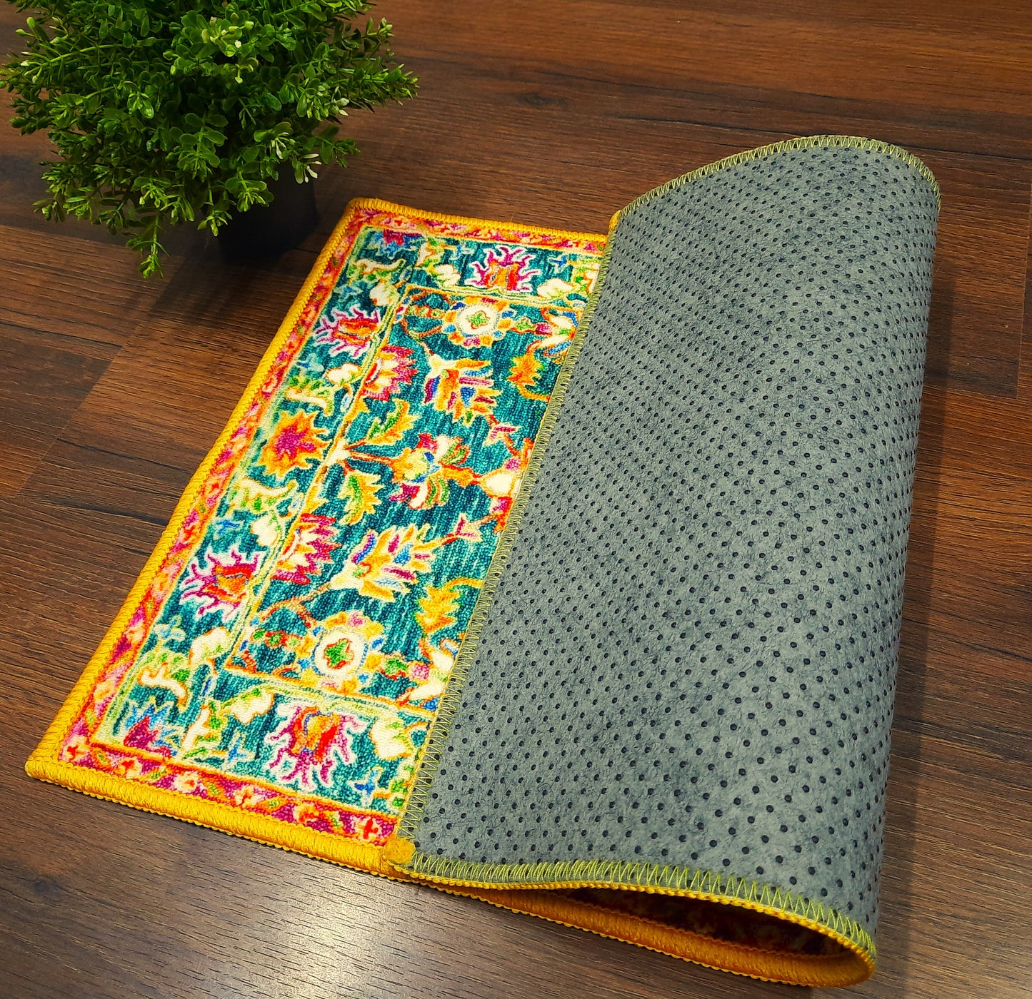 Esplendor Persian Rectangle mat Collection By Avioni Home | Anti Slip, Durable & Washable | Outdoor & Indoor- SET OF 2