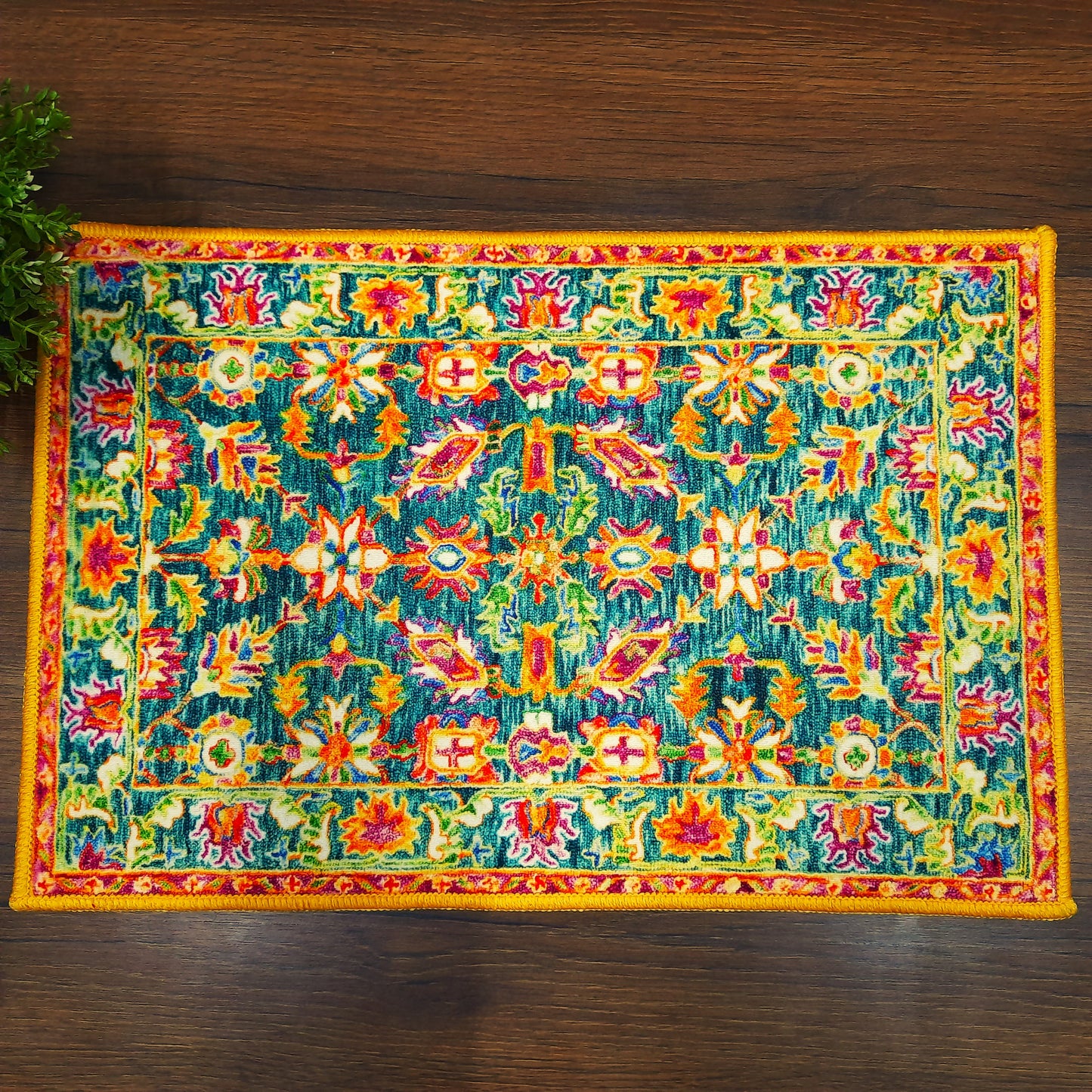 Esplendor Persian Rectangle mat Collection By Avioni Home | Anti Slip, Durable & Washable | Outdoor & Indoor- SET OF 2