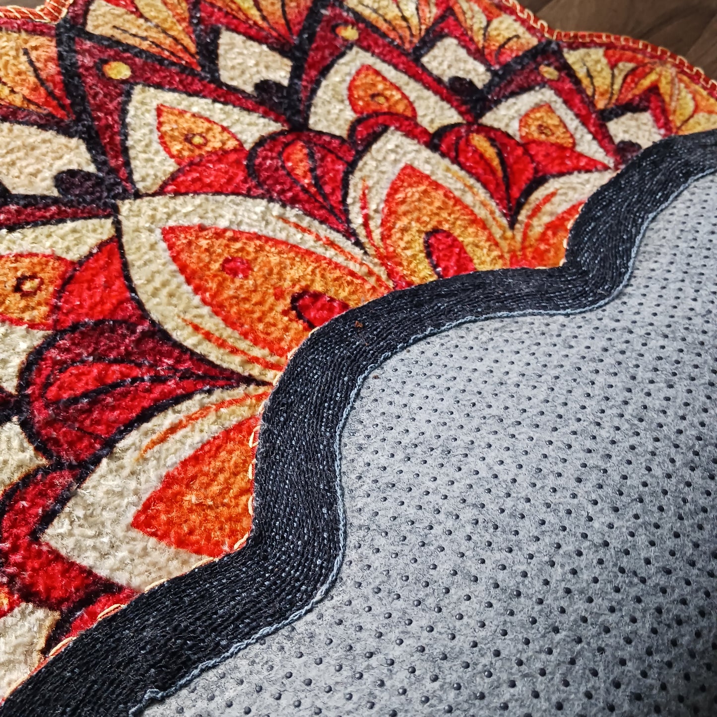 Avioni Home Floor Mats in Beautiful Traditional Rangoli Colors | Anti Slip, Durable & Washable | Outdoor & Indoor
