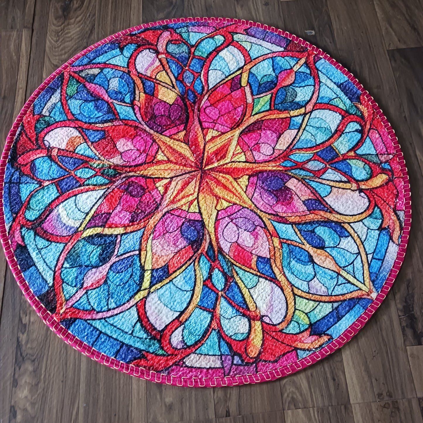 Avioni Home Floor Mats in Beautiful Traditional Rangoli Colors | Anti Slip, Durable & Washable | Outdoor & Indoor