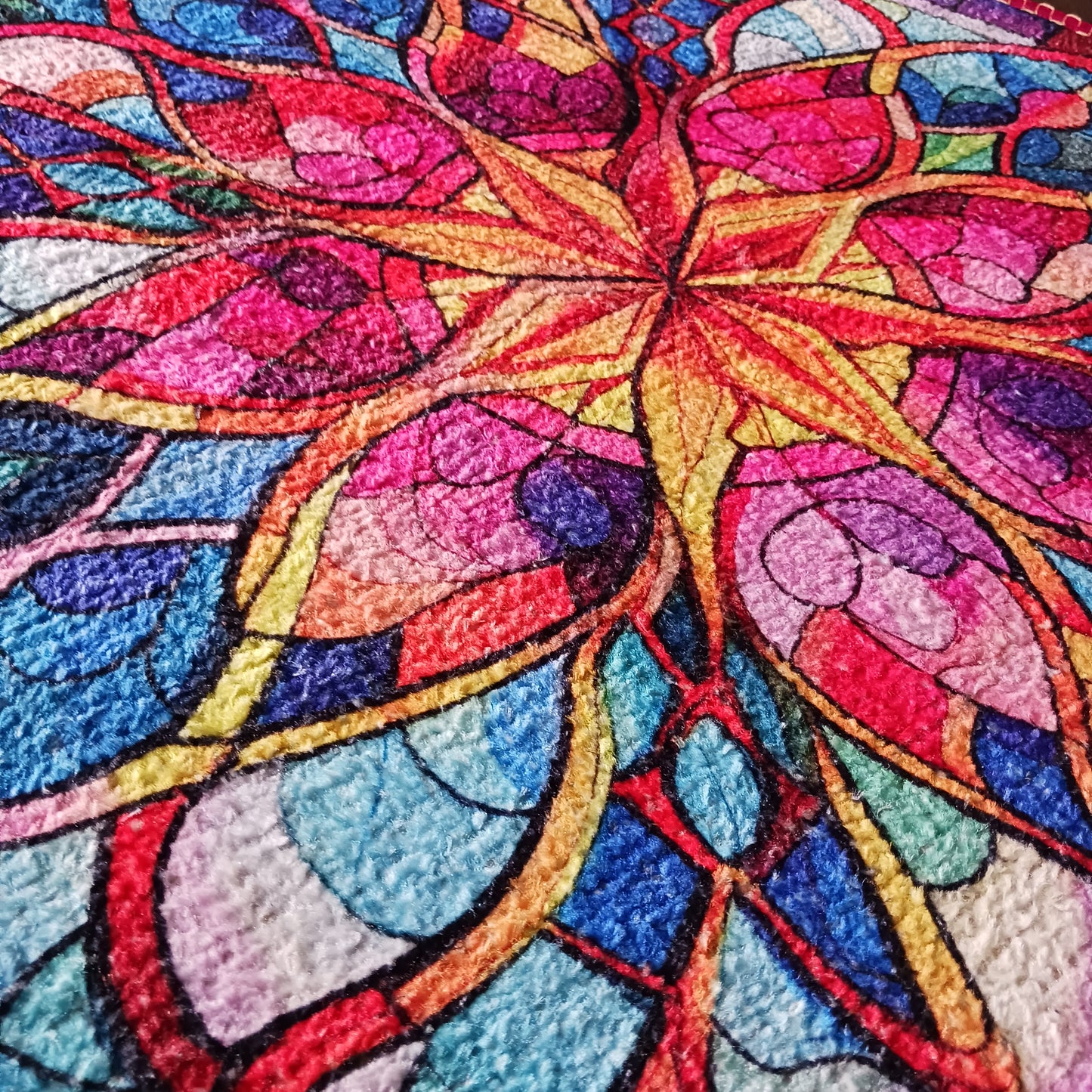 Avioni Home Floor Mats in Beautiful Traditional Rangoli Colors | Anti Slip, Durable & Washable | Outdoor & Indoor