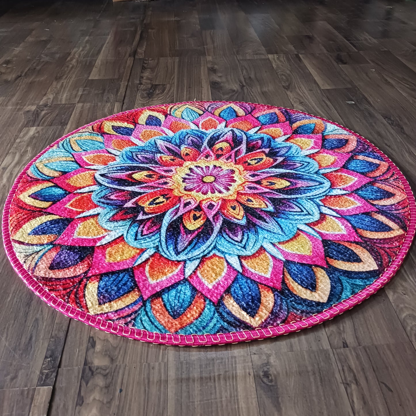 Avioni Home Floor Mats in Beautiful Traditional Rangoli Colors | Anti Slip, Durable & Washable | Outdoor & Indoor