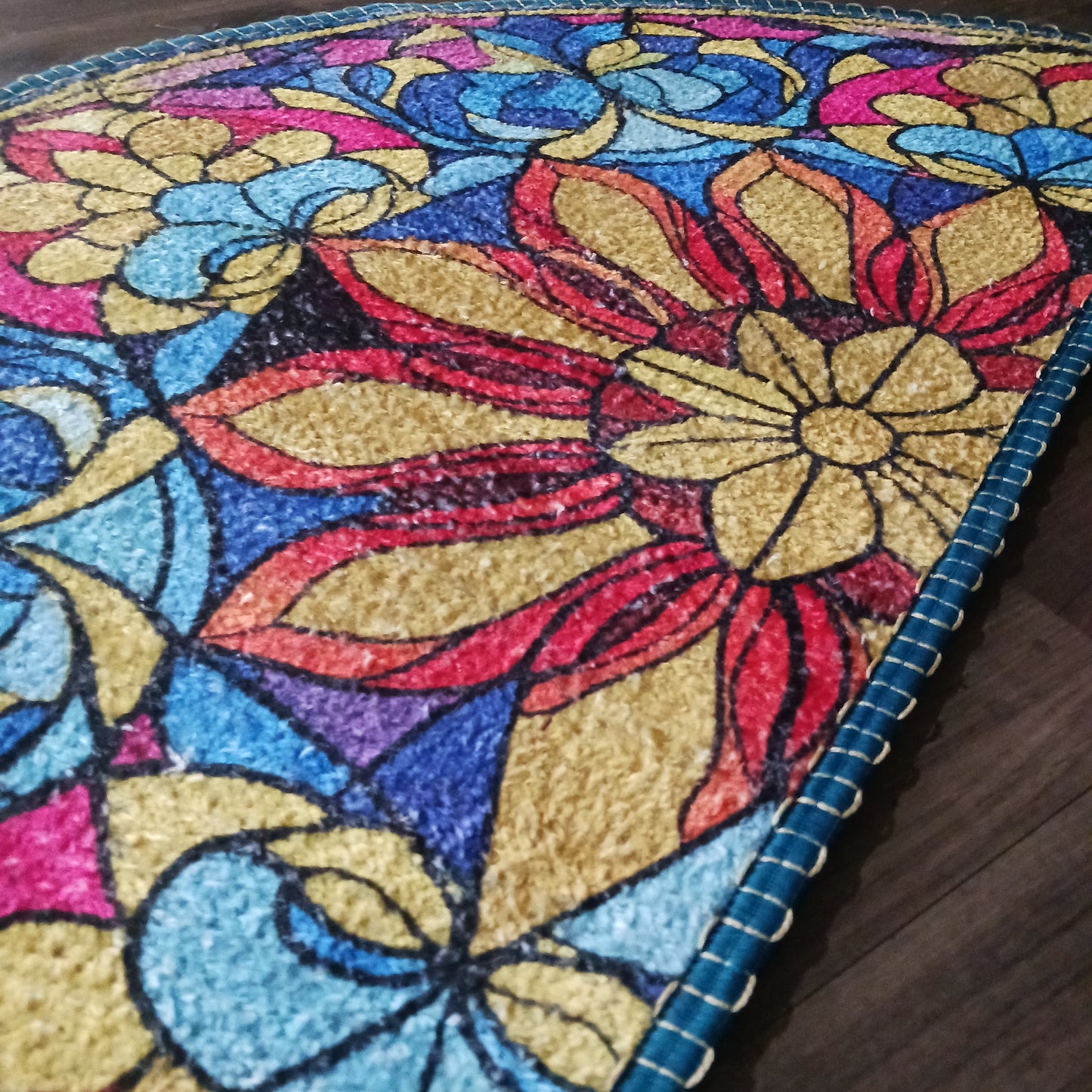 Avioni Home Floor Mats in Beautiful Rangoli Design | Anti Slip, Durable & Washable | Outdoor & Indoor