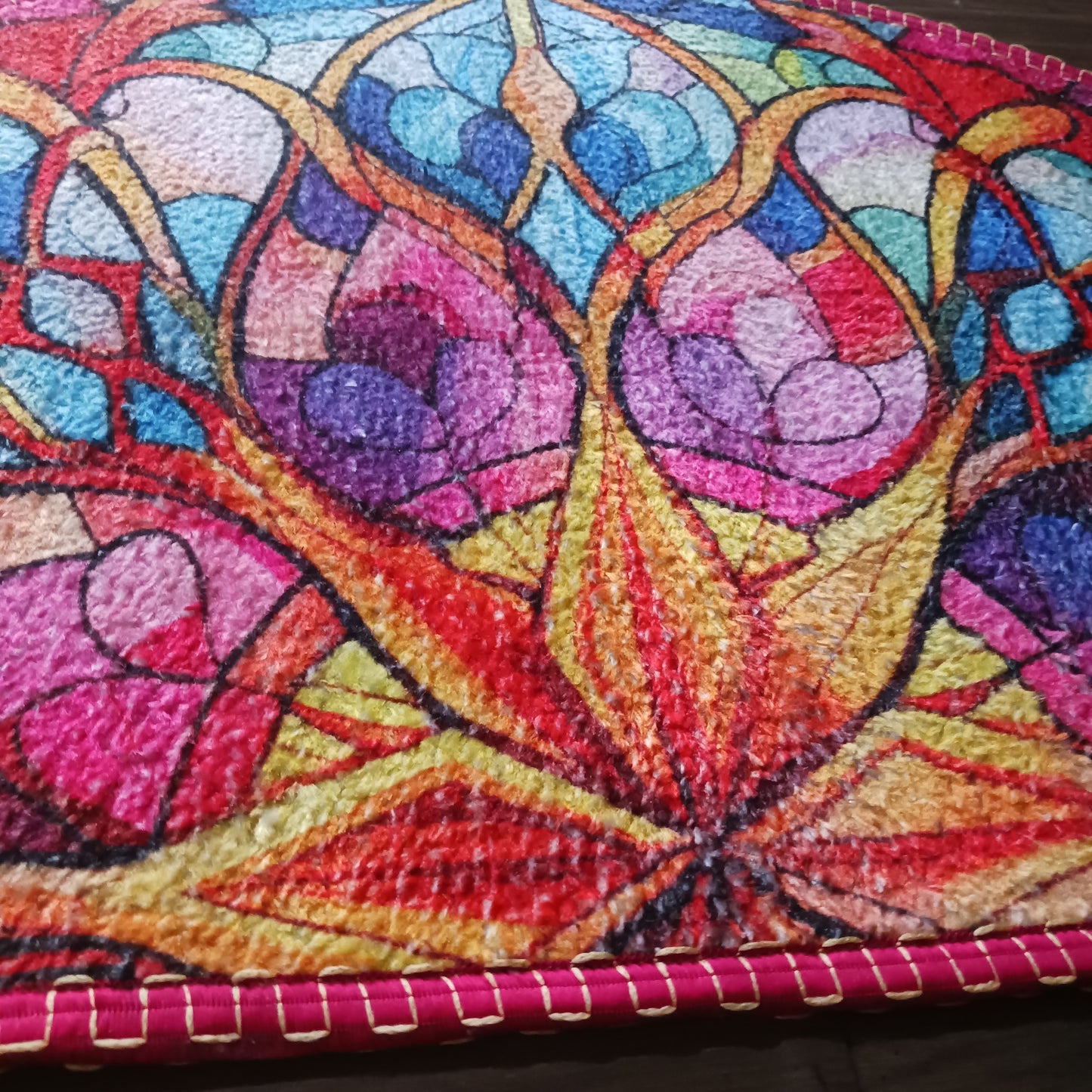 Avioni Home Floor Mats in Beautiful Rangoli Design | Anti Slip, Durable & Washable | Outdoor & Indoor
