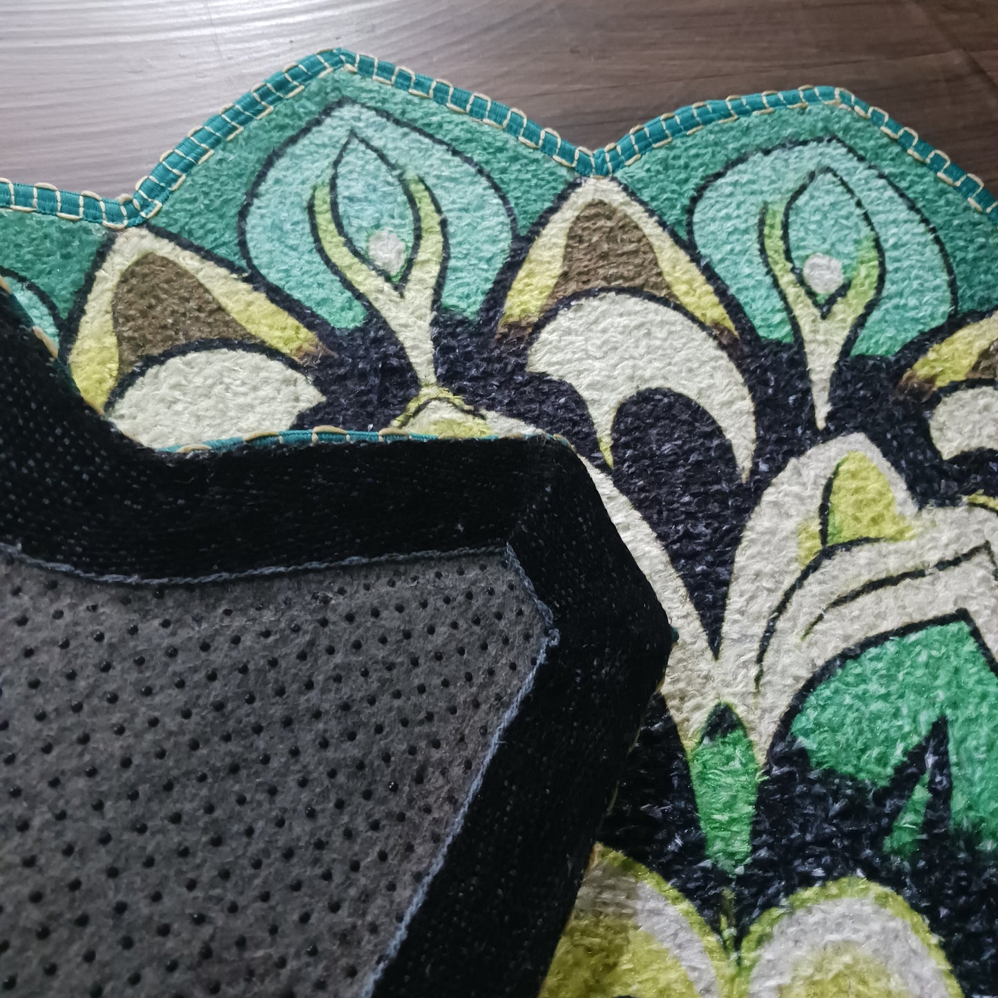Avioni Home Floor Mats in Beautiful Rangoli Design | Anti Slip, Durable & Washable | Outdoor & Indoor