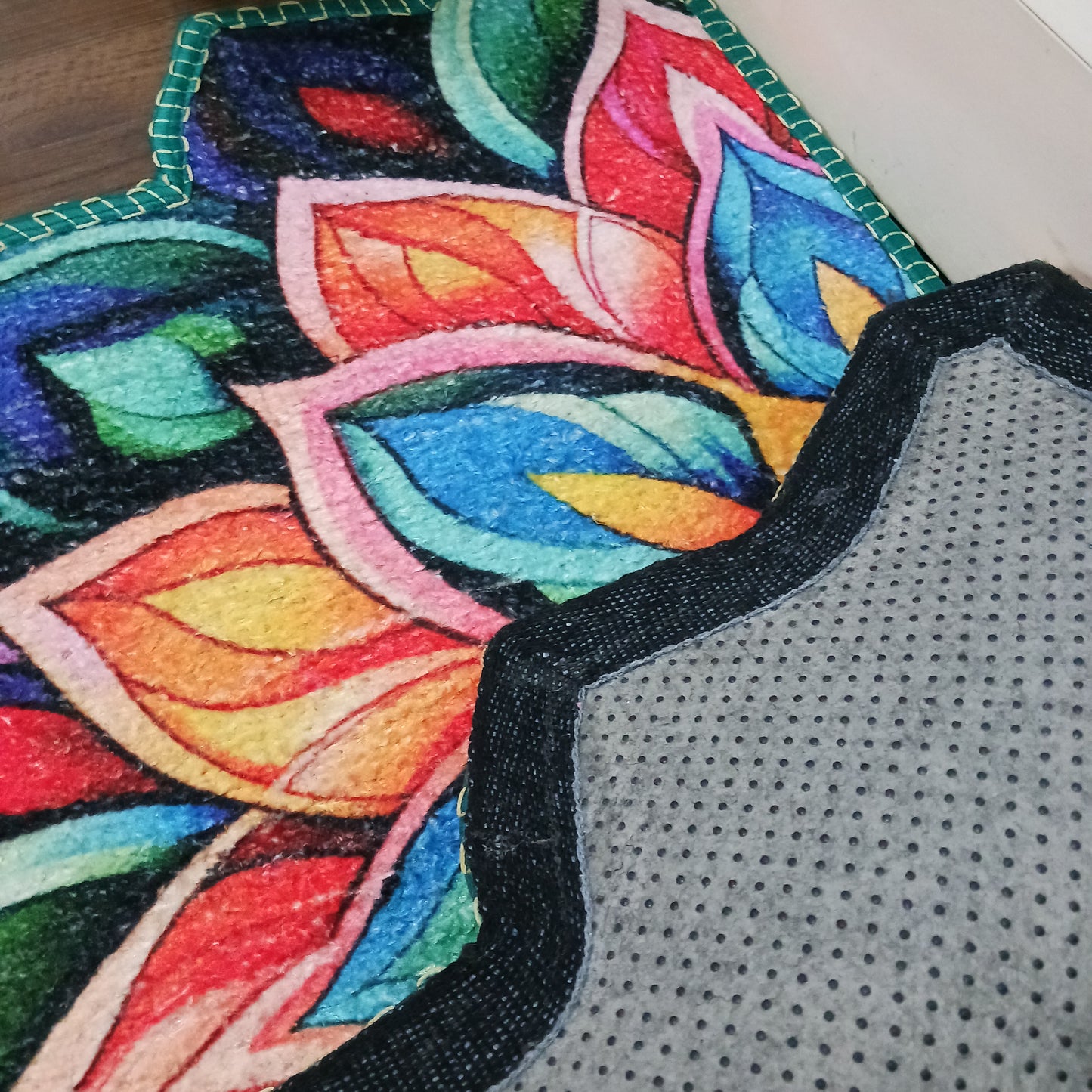 Avioni Home Floor Mats in Beautiful Rangoli Design | Anti Slip, Durable & Washable | Outdoor & Indoor