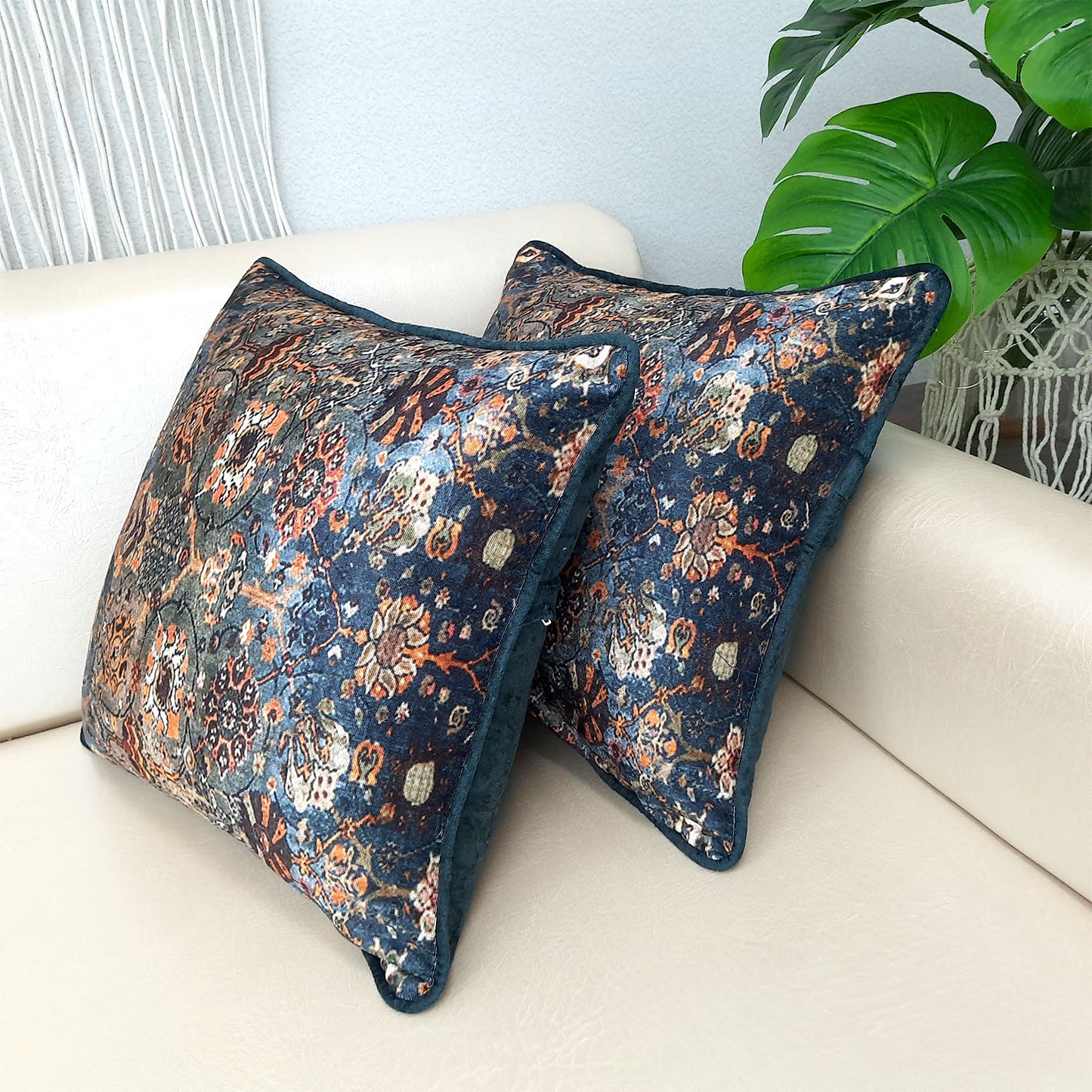 Cushion Cover – Beautiful Ethnic Design – Best Price 40cm x 40cm (~16″ x 16″)
