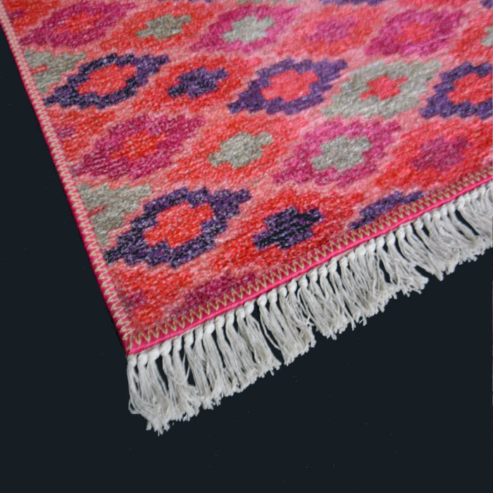 Silk Carpet Kids Collection – Pink Beauty Kids Room Rug - Multiple Sizes