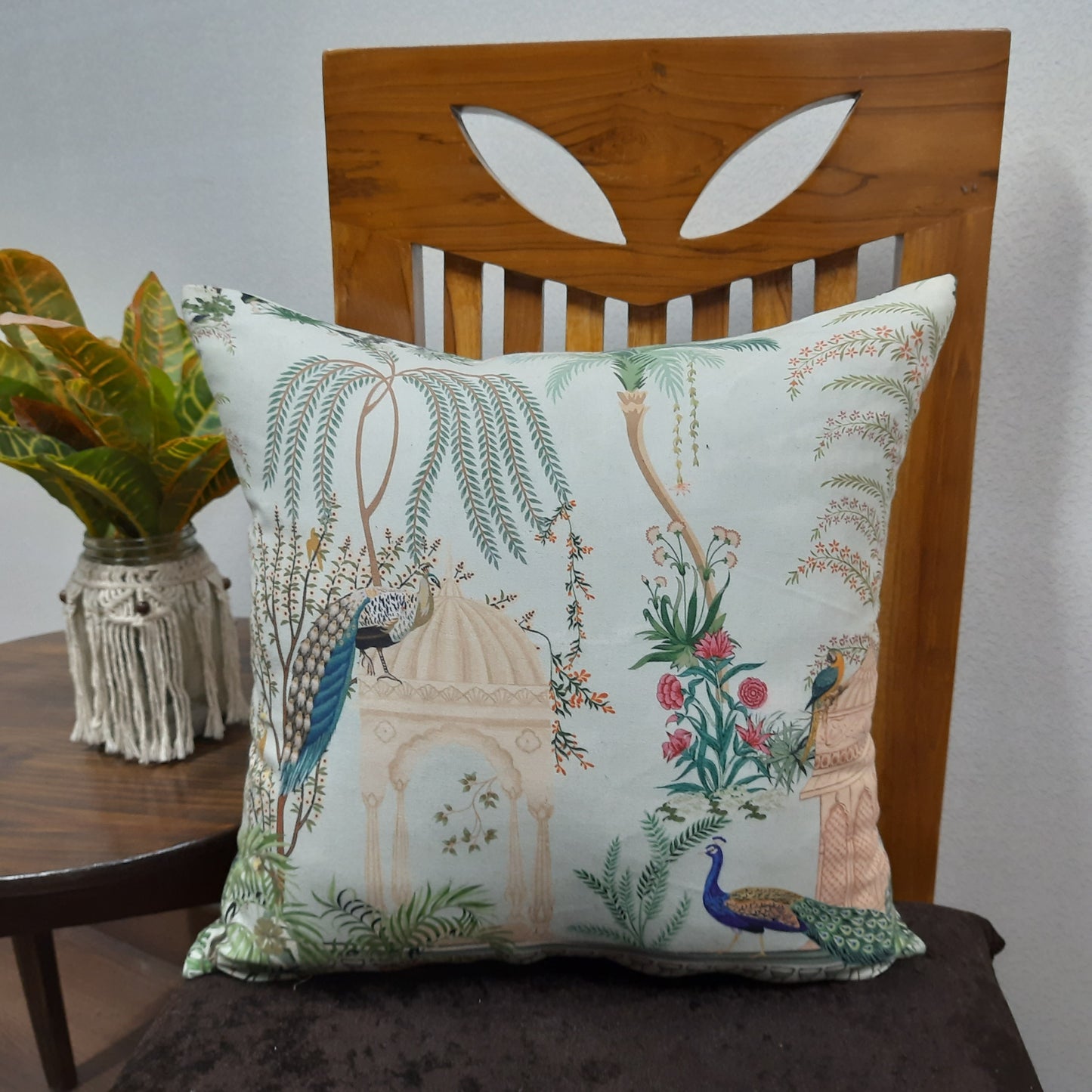 Riviera Collection-Cushion Covers In Glace Cotton For Regular Use – Best Price 40cm x 40cm (~16″ x 16″) – Set of 5
