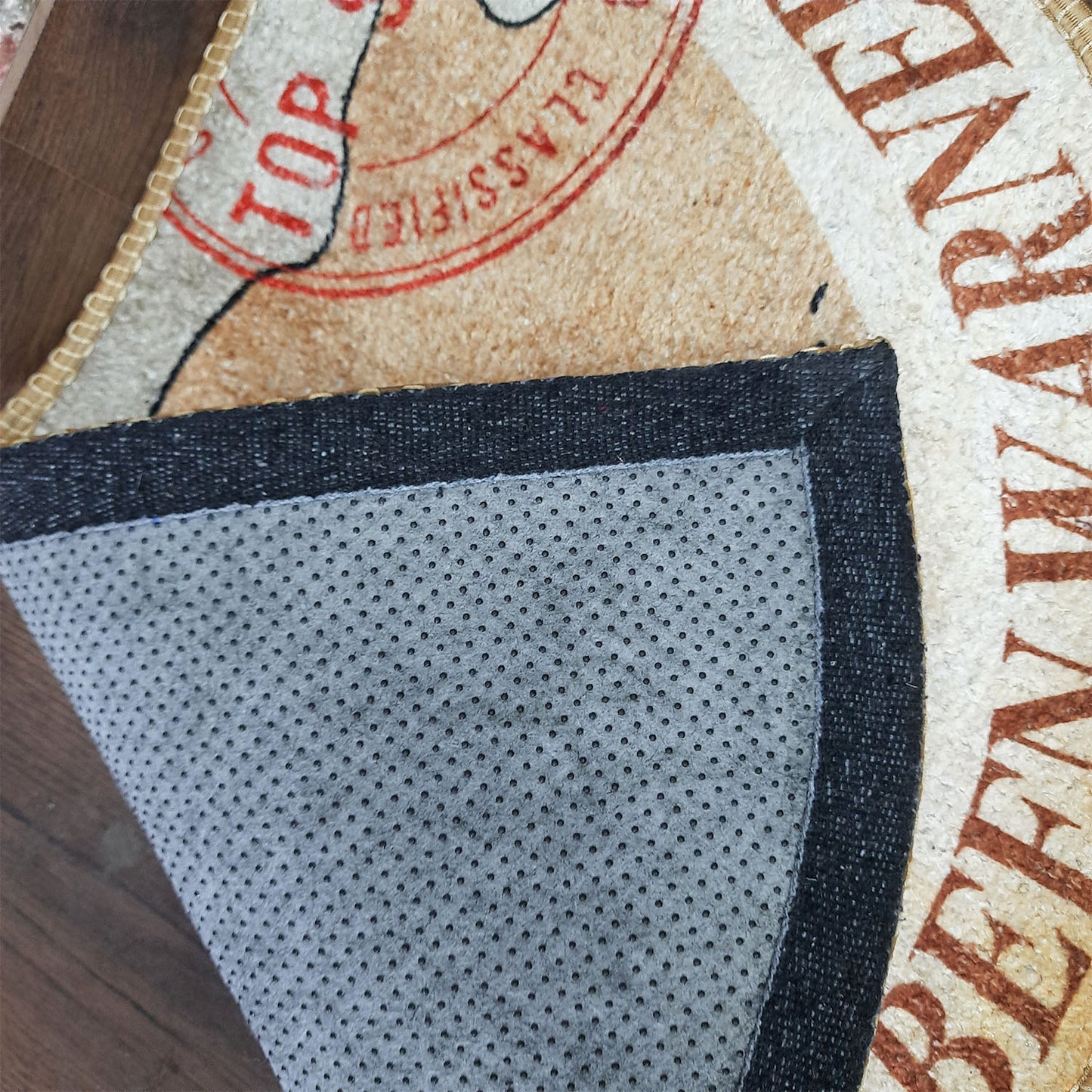 Avioni Home Floor Mats in Modern Design with a Fun Warning Message | Anti Slip, Durable & Washable | Outdoor & Indoor