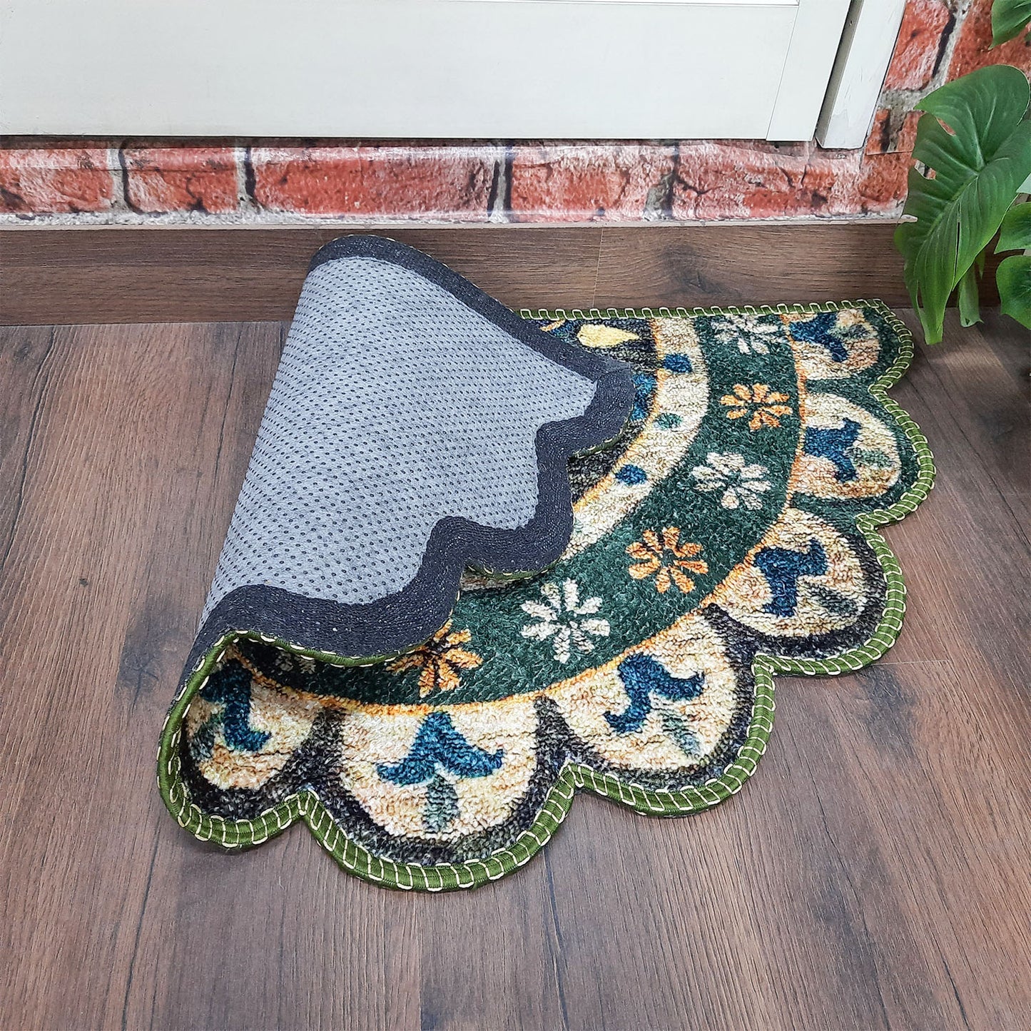 Avioni Home Floor Mats in Beautiful Traditional Rangoli Colors | Anti Slip, Durable & Washable | Outdoor & Indoor