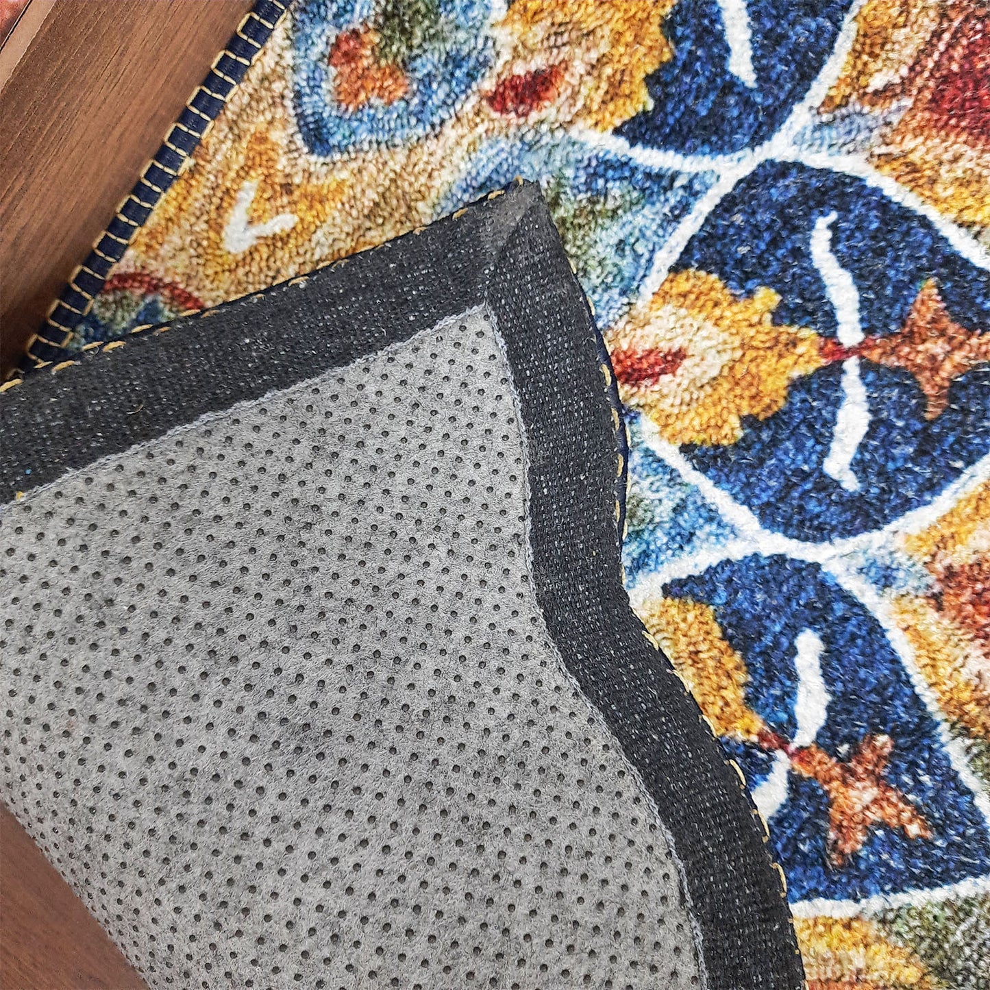 Avioni Home Floor Mats in Beautiful Traditional Rangoli Colors | Anti Slip, Durable & Washable | Outdoor & Indoor