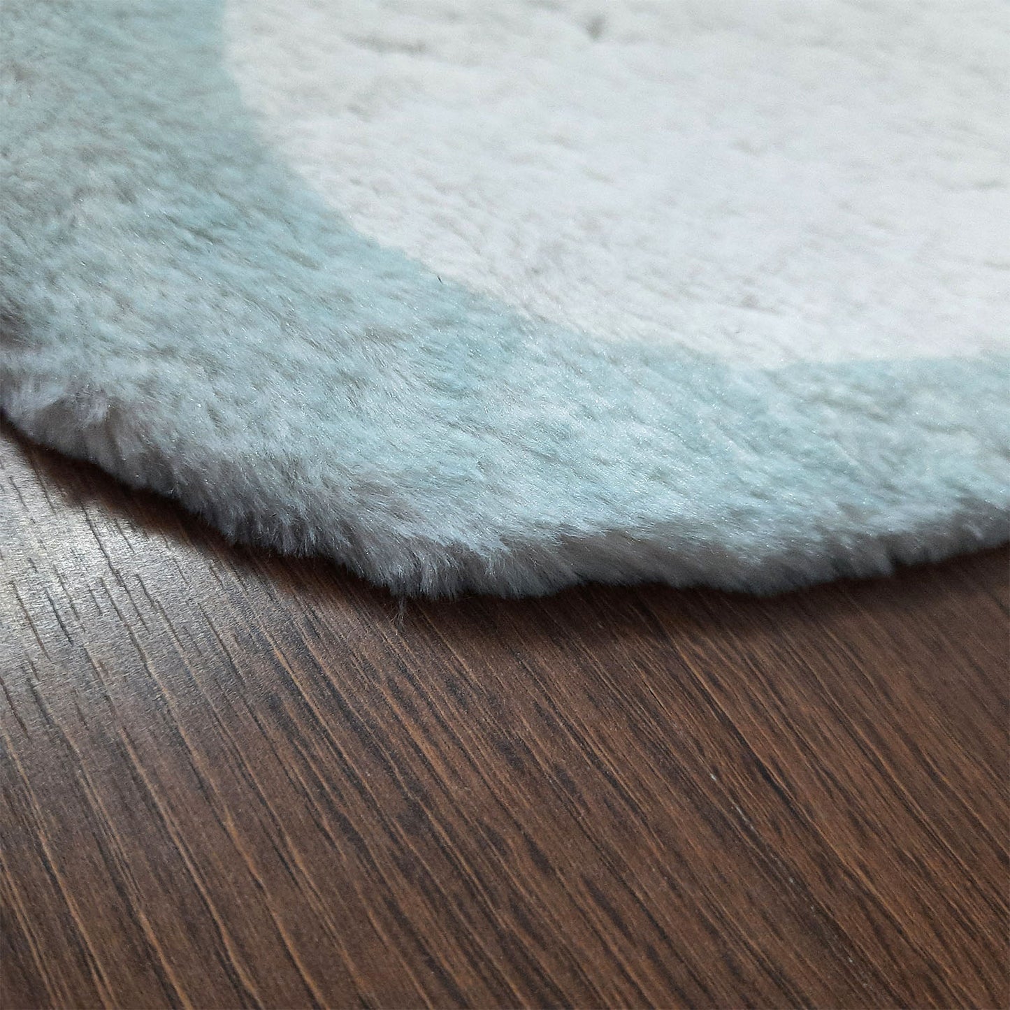 Avioni Clouds Inspired Fluffy Shag Very Soft Faux Fur Rug for Kids Nursery Play Room