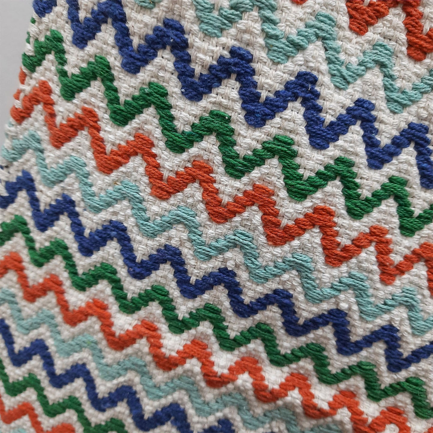 Avioni Lux Handloom Cotton Designer Multicolor Durries- 90cm x 150cm (~3×5 Feet)