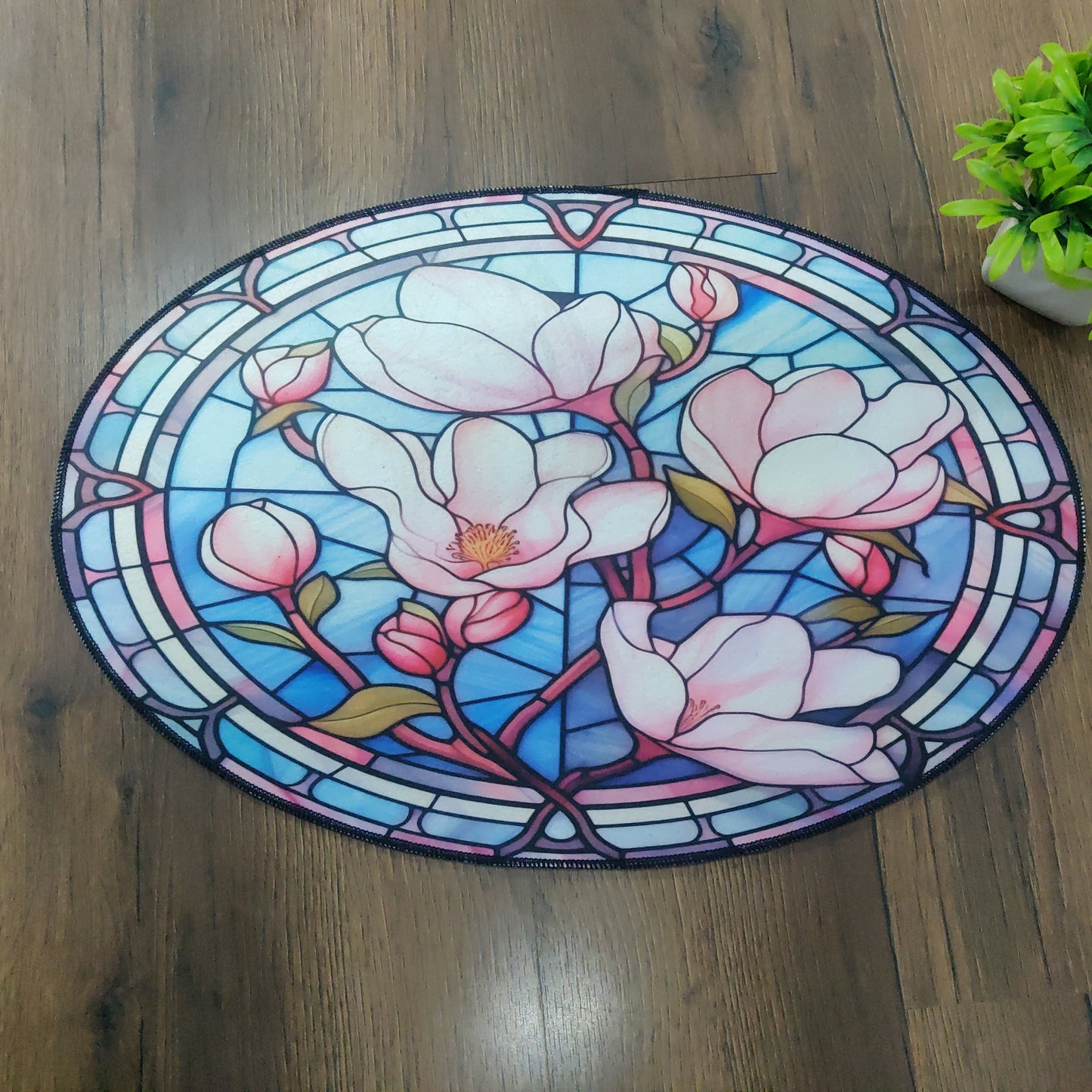 Avioni Oasis Collection |Anti-Slip, Washable, Premium Floral Print | Floor Mat/Bath Mat | Bath Mats-40x60 cms (Set of 3 Pieces)