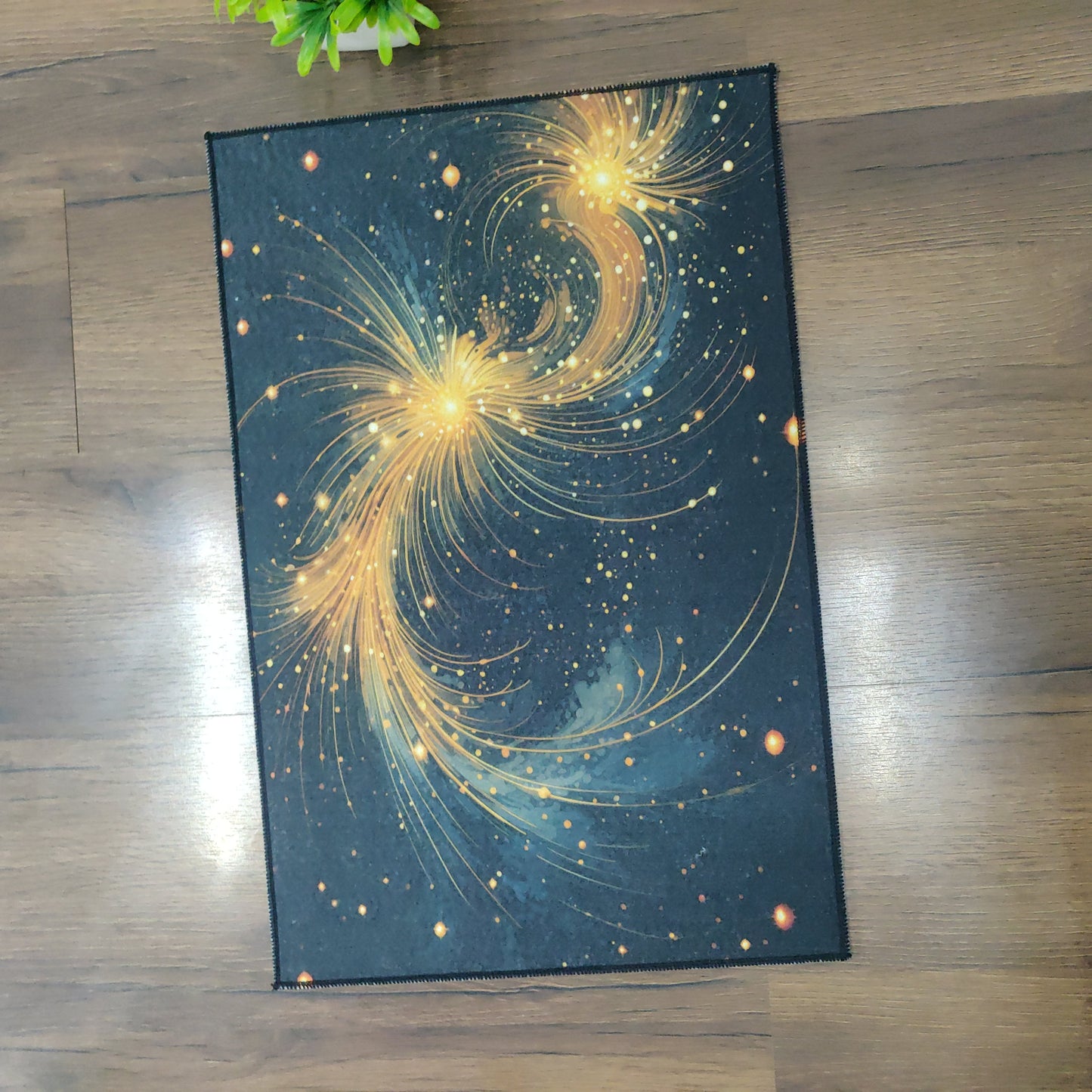 Avioni Oasis Collection |Anti-Slip, Washable, Premium Rectangular Galaxy Print | Floor Mat/Bath Mat | Bath Mats-40x60 cms (Set of 3 Pieces)