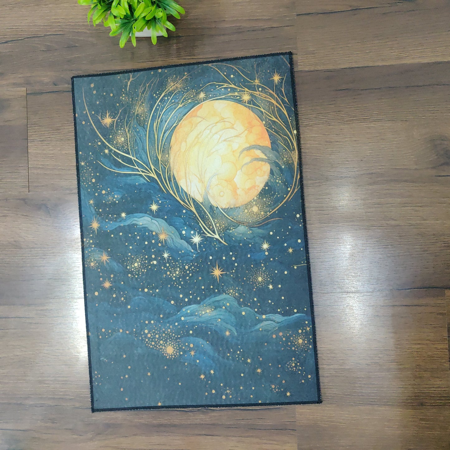 Avioni Oasis Collection |Anti-Slip, Washable, Premium Rectangular Moden Art Print | Floor Mat/Bath Mat | Bath Mats-40x60 cms (Set of 3 Pieces)