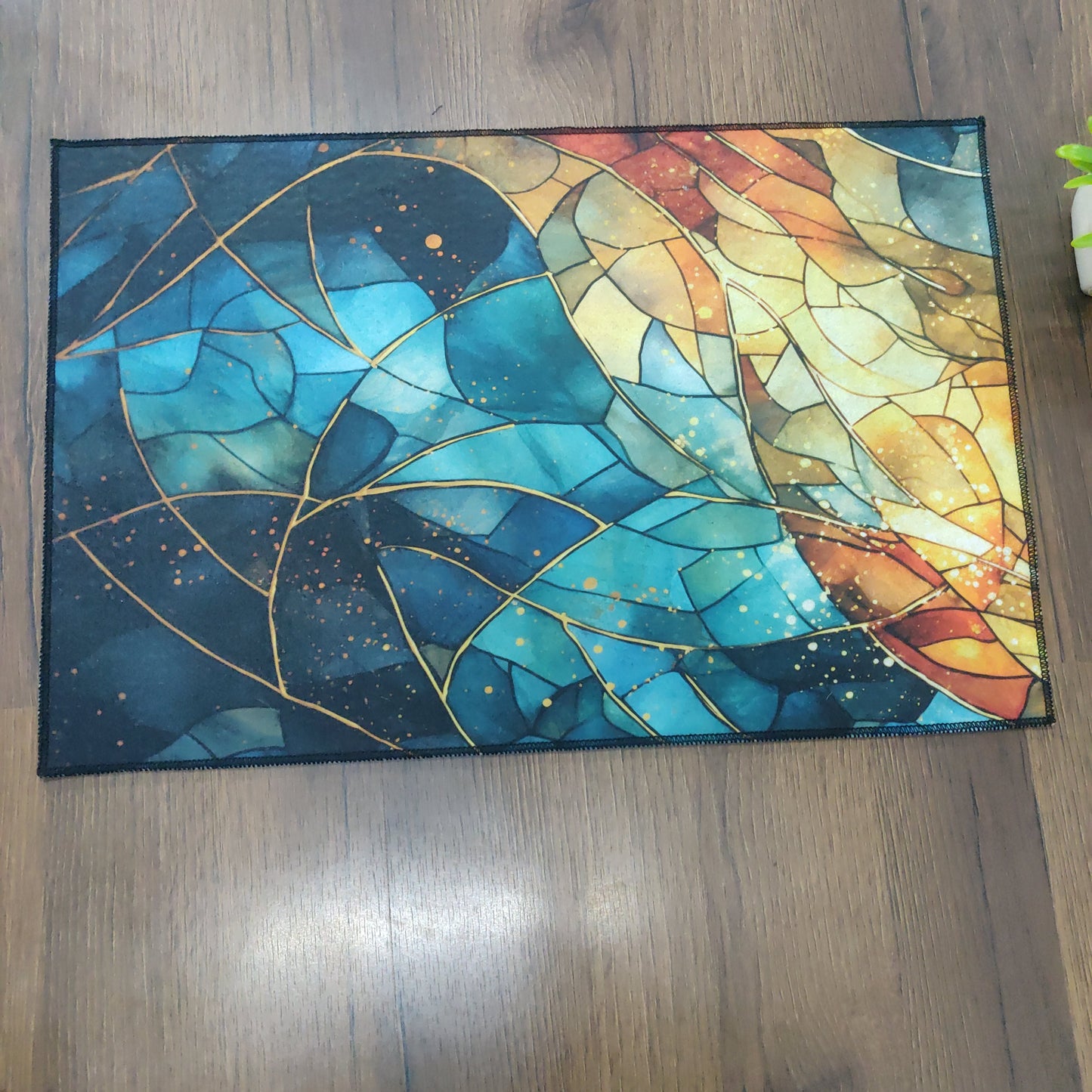 Avioni Oasis Collection |Anti-Slip, Washable, Premium Rectangular Moden Art Print | Floor Mat/Bath Mat | Bath Mats-40x60 cms (Set of 3 Pieces)
